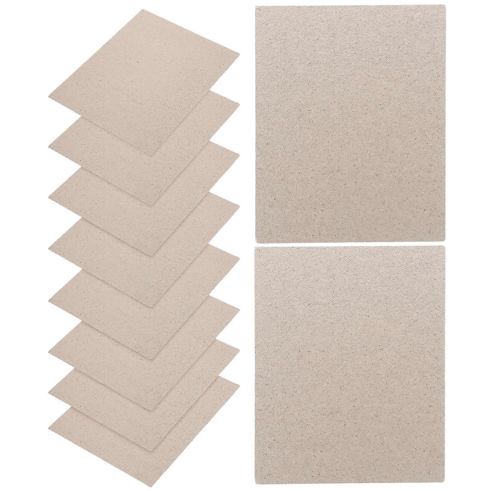 Microwave Oven Sheet Microwave Cover Home Repair Silver 15.00X12.00X0.10cm Heat Resistant 10Set
