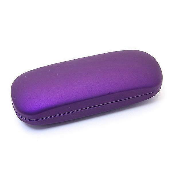 Hard glasses case, premium softskin, purple.