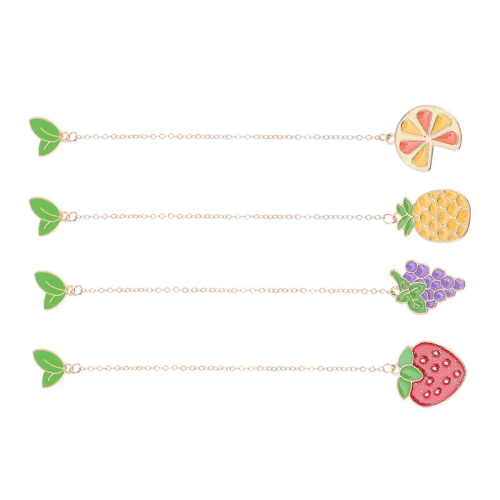 Metal Bookmarks For Book Lovers Creative Design Reading 4Pcs