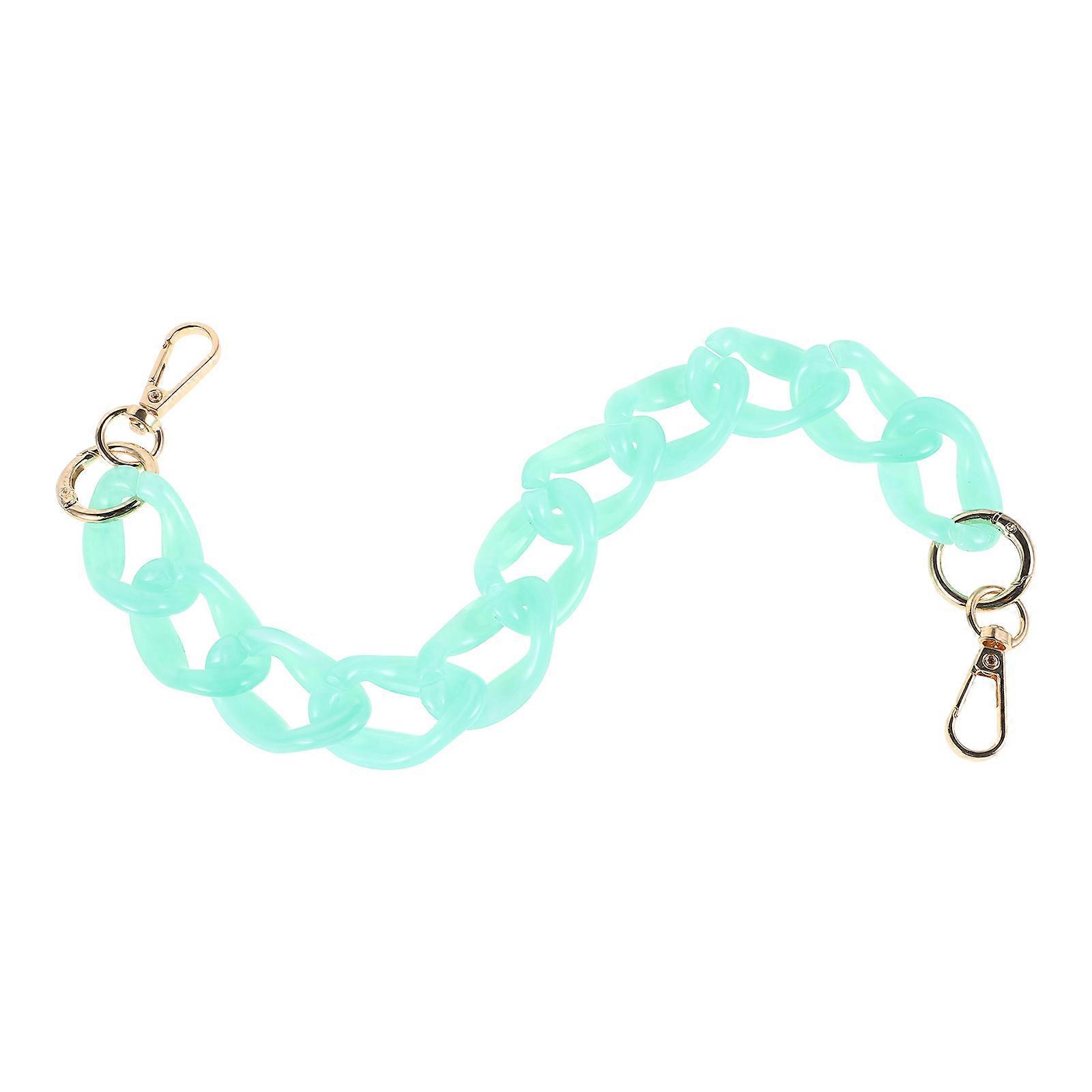 Durable Acrylic DIY Purse Handle Strap Replacement Chain for Handbags and Crossbody Bags – Sturdy Resin Bag Chain with Green Resistant and Colorfast