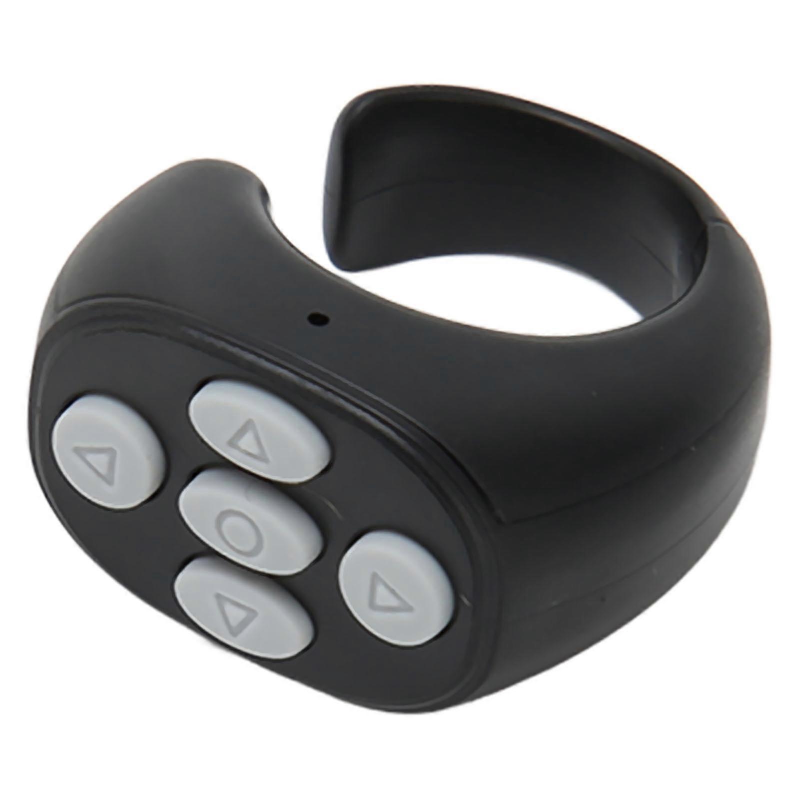 Mobile Phone Bluetooth Remote Ring Remote Controller Bluetooth Page Turner for Novel Watch TV Turn Page Selfie 