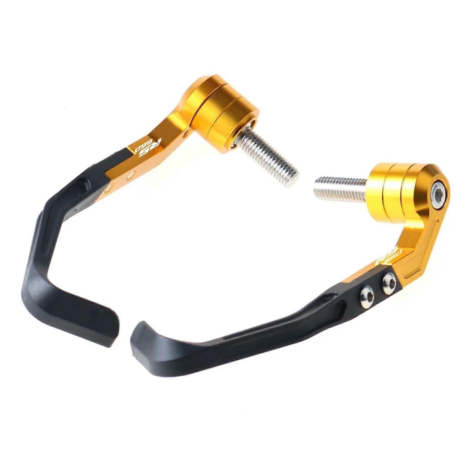 Aprilia RS660 Tuono 660 Brake Clutch Protection Lever Handlebar Protector Arc Protector CNC Motorcycle (RS660Gold)