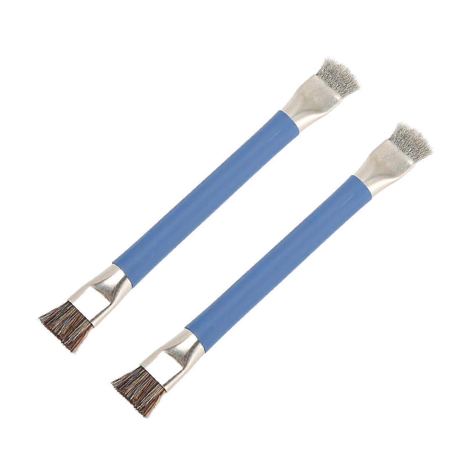 2Piece Antistatic Dual Head Brushes for IC Cleaning, Safe and ScratchResistant