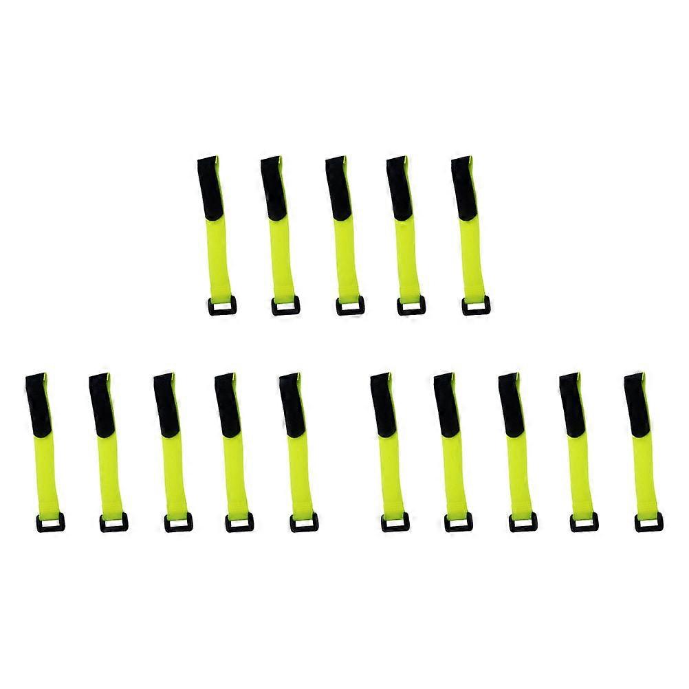 Hook And Loop Strap Heavy Duty Mountable Straps Durable Fastening For Bicycle Maintenance 15Pcs