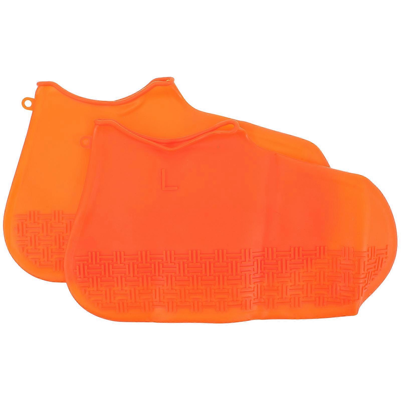 Reusable Rain Proof Shoe Cover Size L Ideal For Vacations Protects From Slush 1 Pair