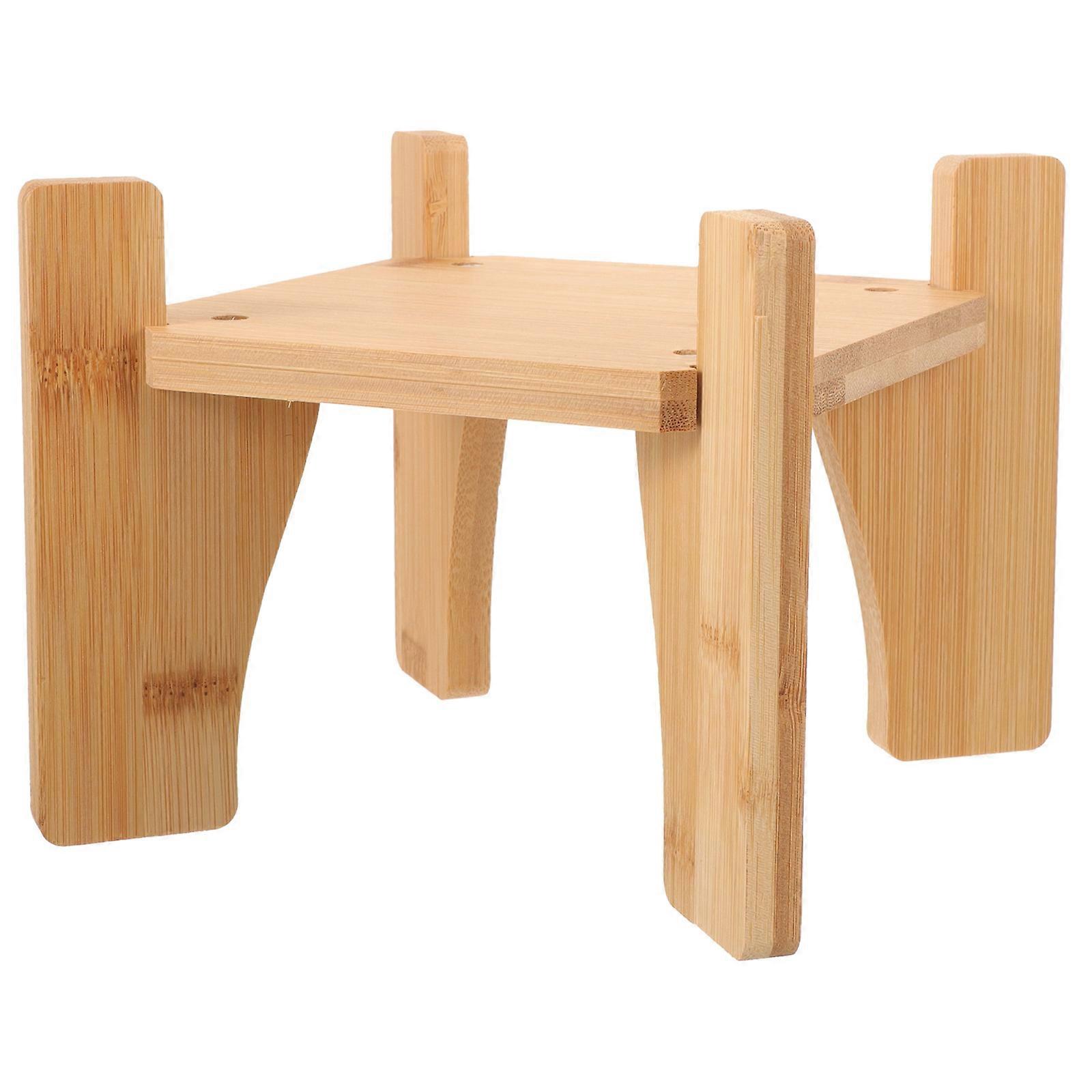 Craftsmanship Design Beverage Holder Stand Square Water Jug Base For Office Indoor Use 1Set