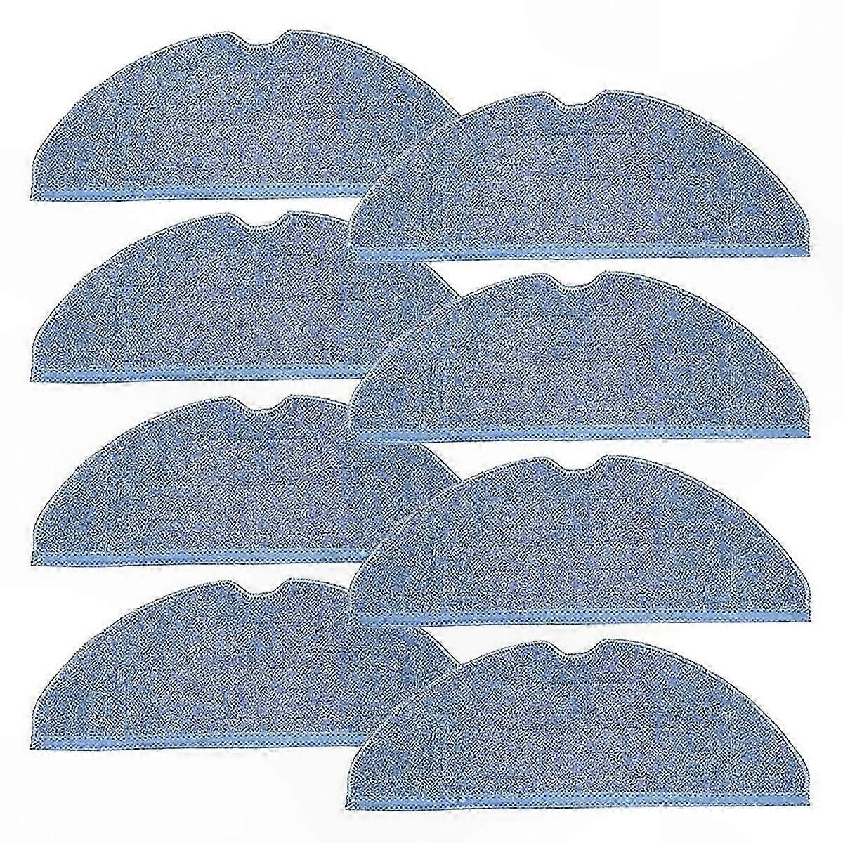 8-Pack Microfiber Mop Pads for Robotic Vacuum Cleaners-Compatible with S7/S7 MaxV/S8 Models
