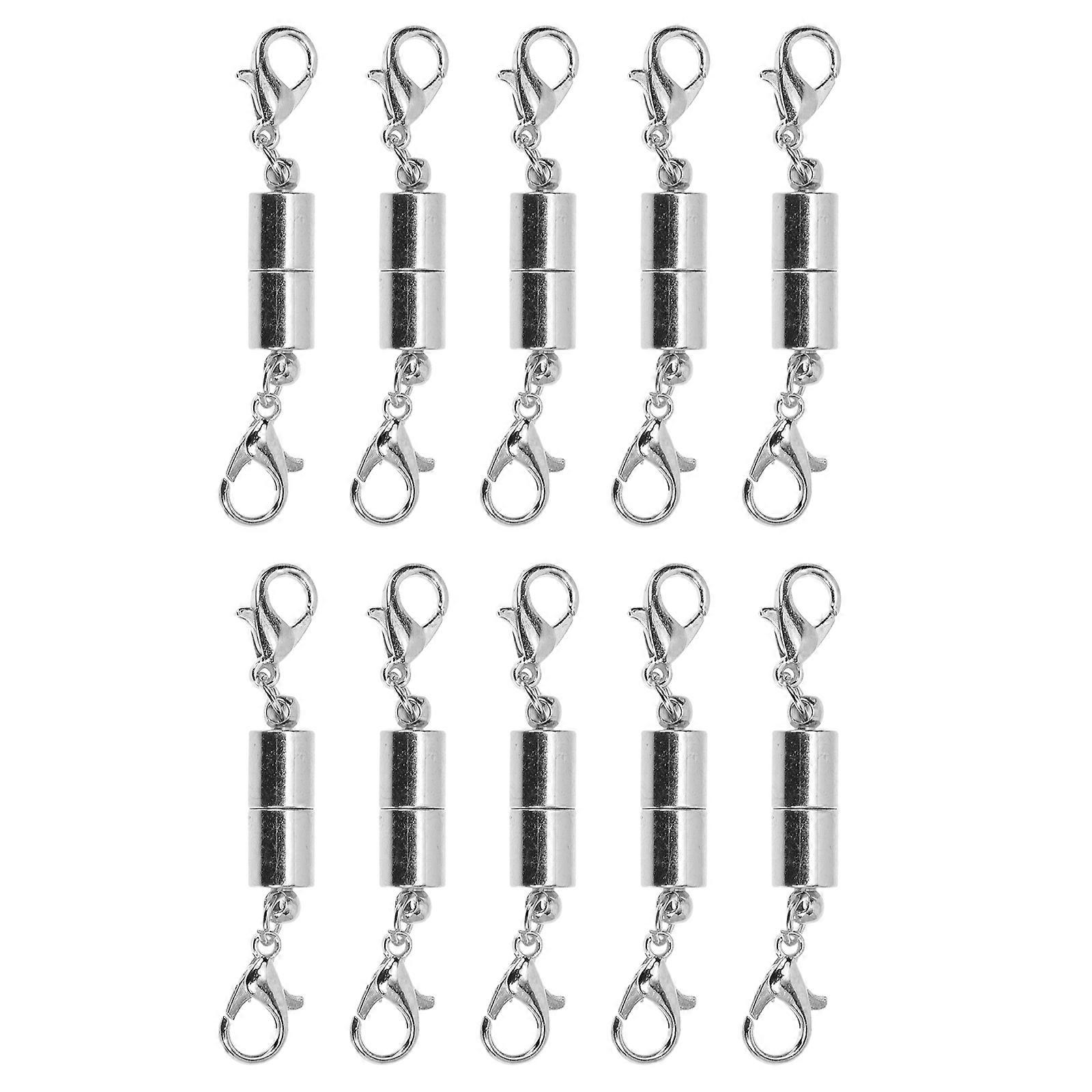 Elegant Magnetic Necklace Clasps Lobster Design 6mm For Craft Projects Suitable For Adults 10Pcs Bag