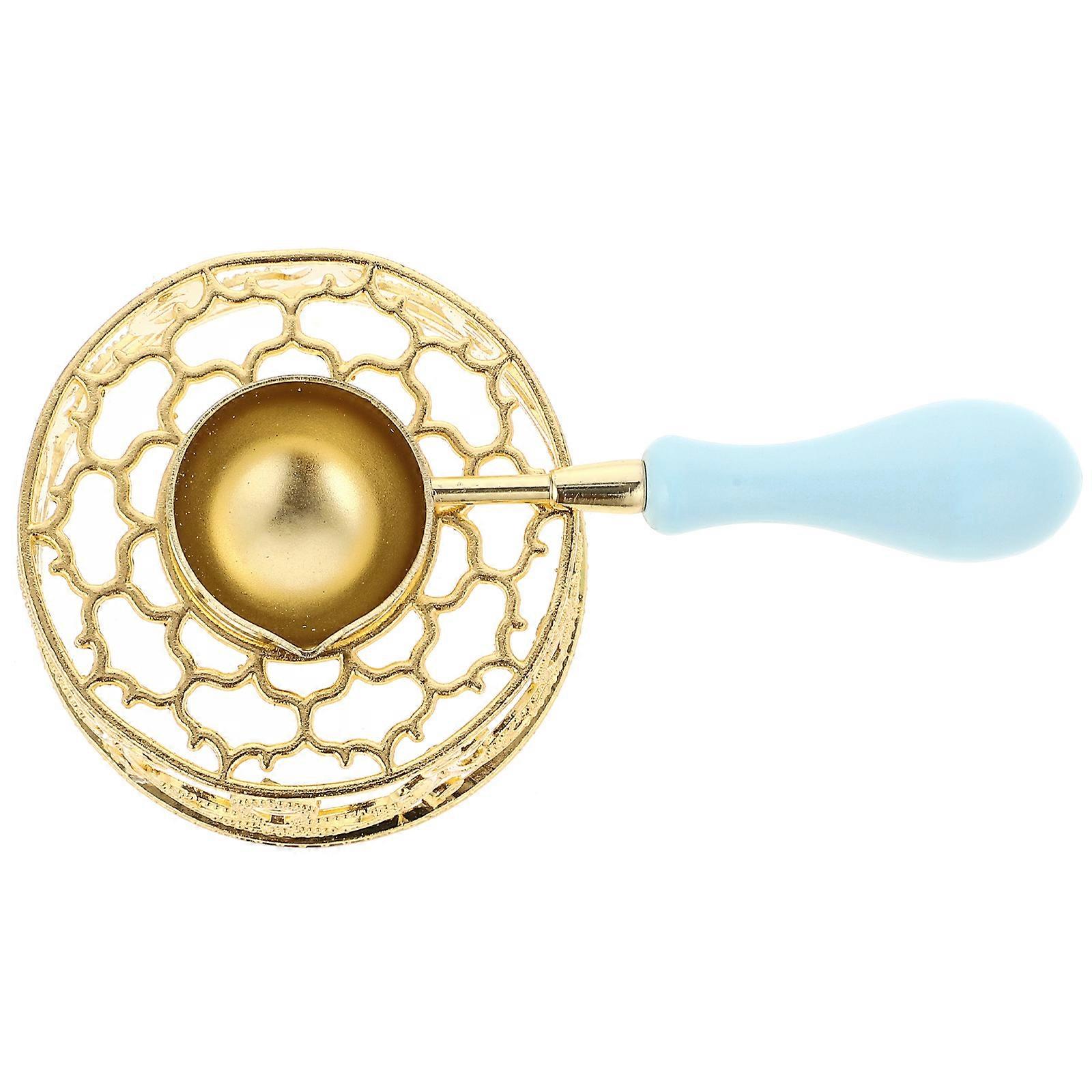 Retro Style Wax Seal Melting Stove with Spoon – Elegant Sealing Wax Warmer for DIY Invitations, Crafts, and Home Decoration