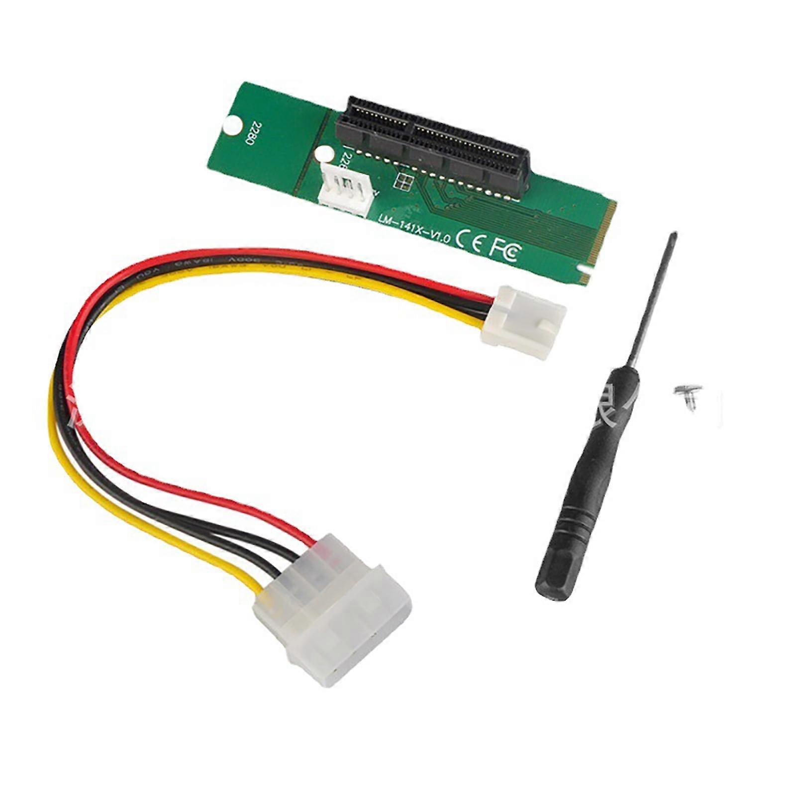 PCIe Storage Expansion Card Interface Conversion For Computer Builders 3.1X0.8X0.4in Size In Blue Color 1Set