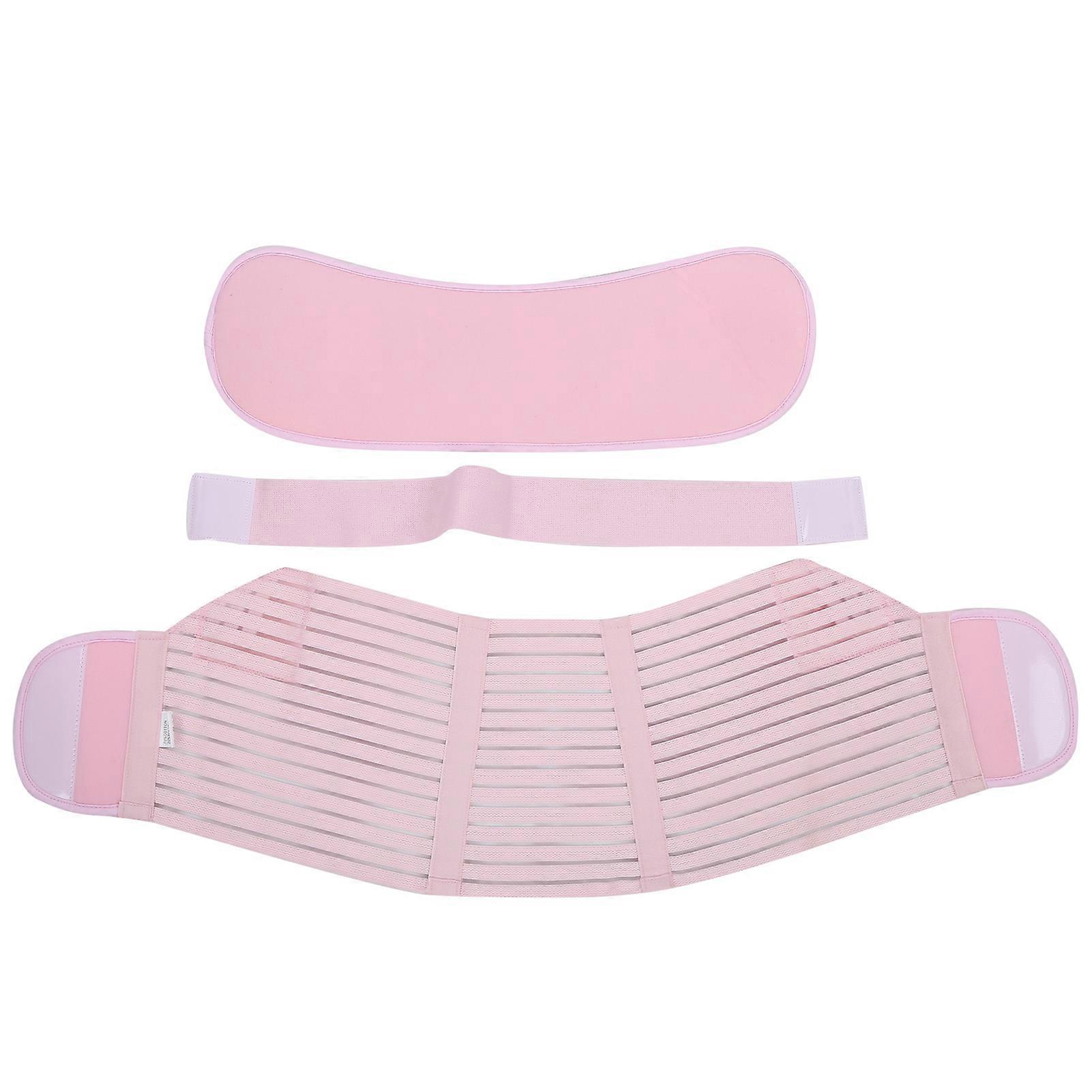 Maternity Support Belt Breathable Pregnancy Belly Band Adjustable Back Support BracePink L
