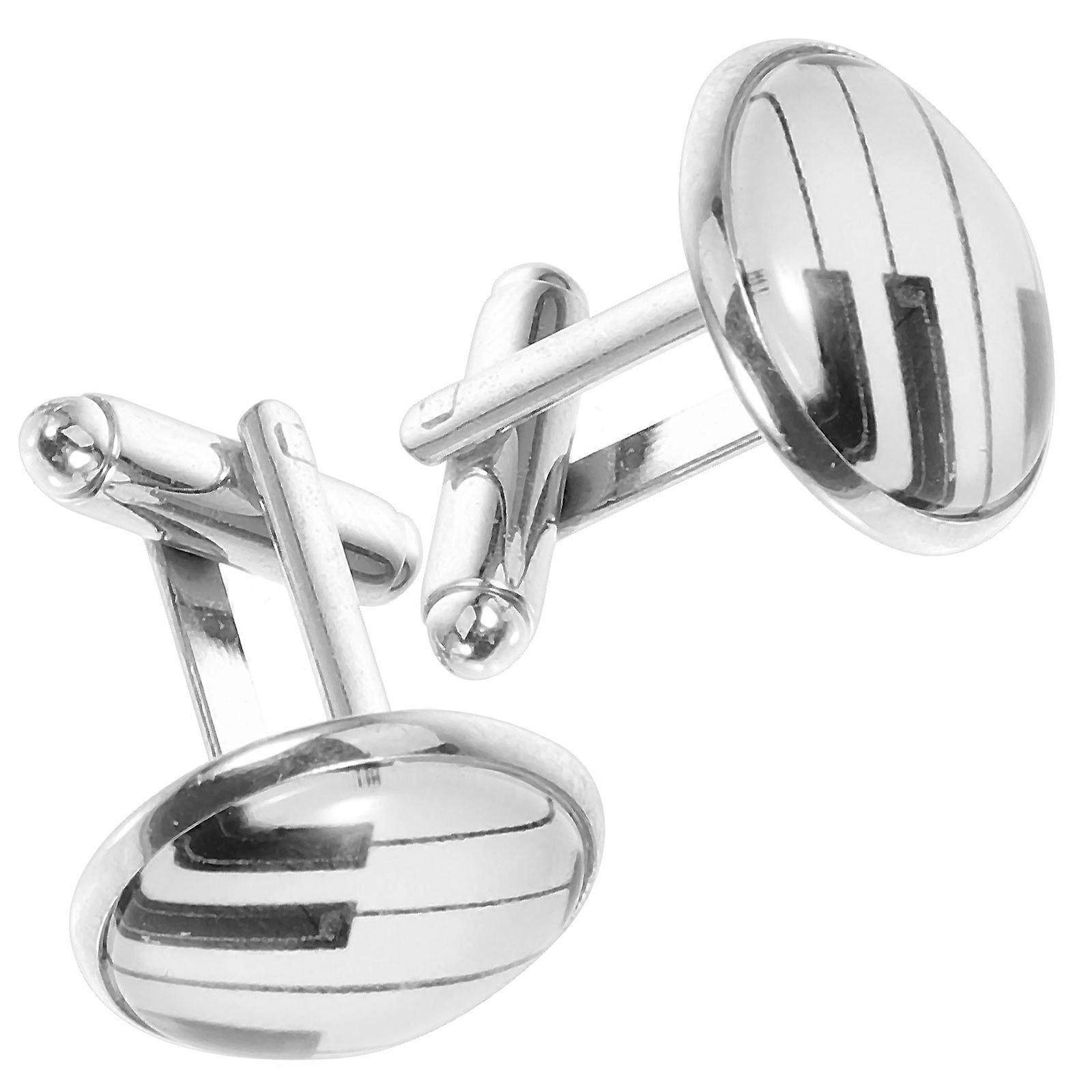 Boutons de manchette de motif piano créatif pour hommes Accessoires de chemise de style vintage pour mariage, affaires et fêtes