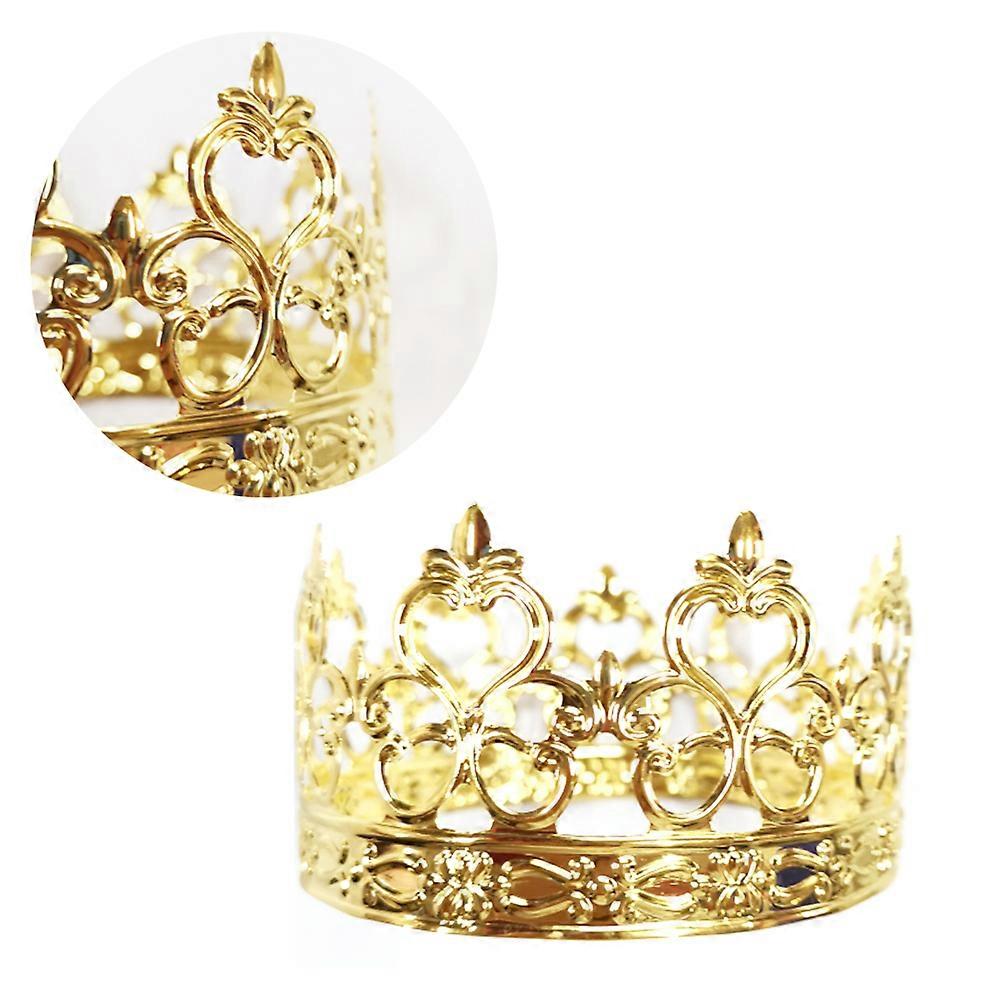 Metal Crown Cake Decor, Robust and Practical, Suitable for Celebratory Use