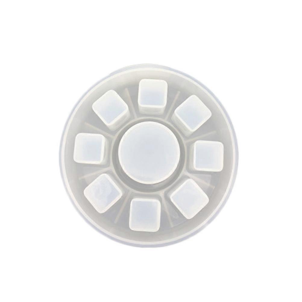 Creative Lipstick Storage Mold for DIY Use with White Silicone Material