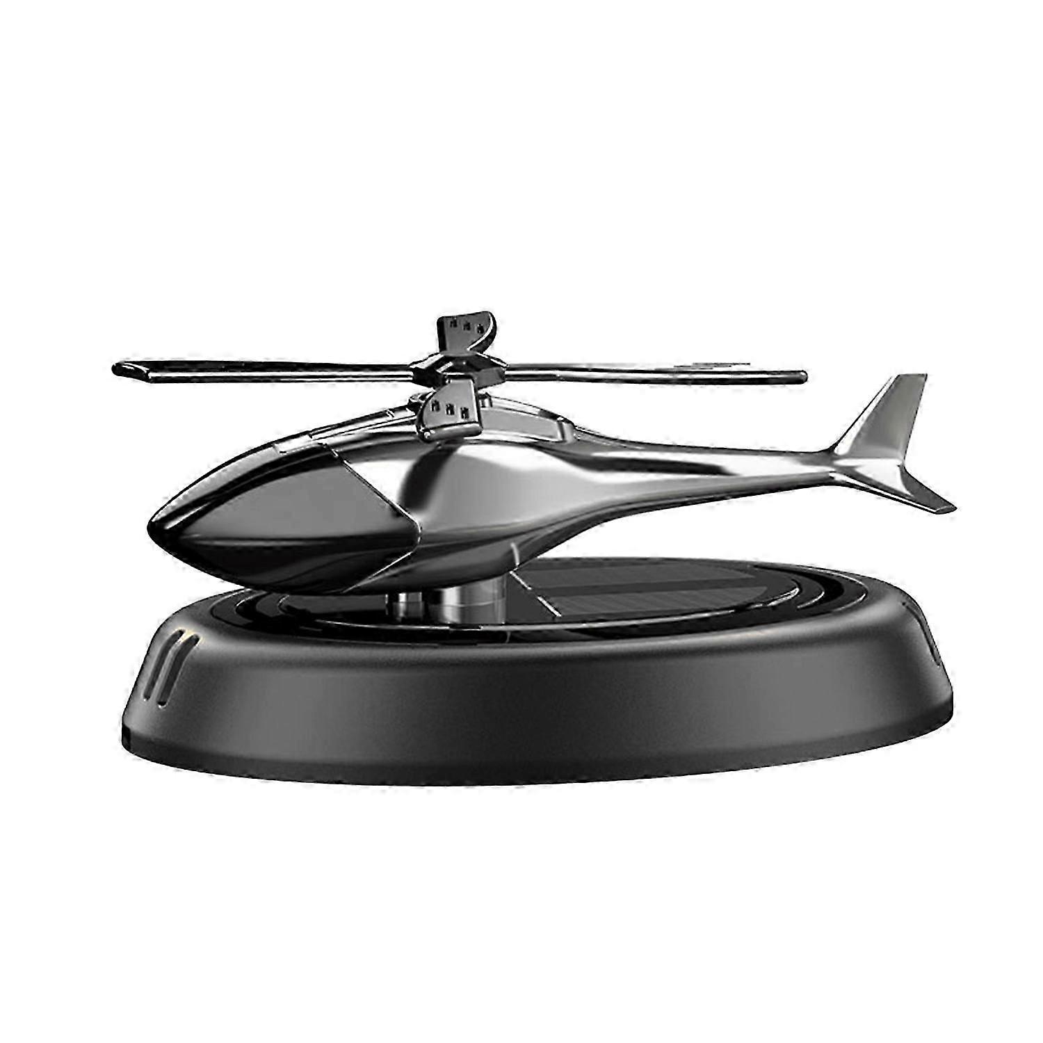 Vehicle Aromatherapy Solar-Powered Helicopter Car Perfume with Natural Essential Oils Long-Lasting