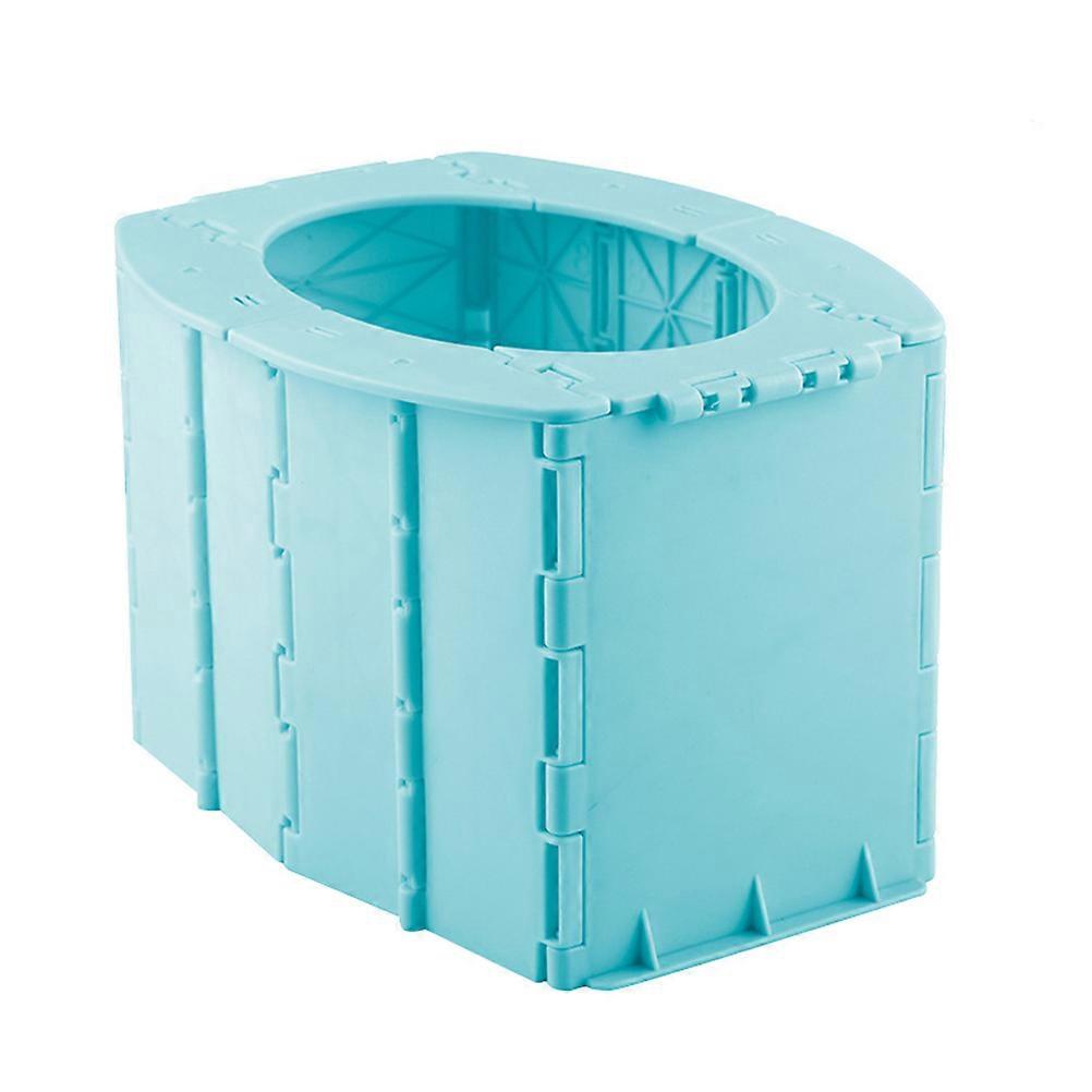 Baby Foldable Portable Potty Seat for Children Use Made of Durable PP Material Blue