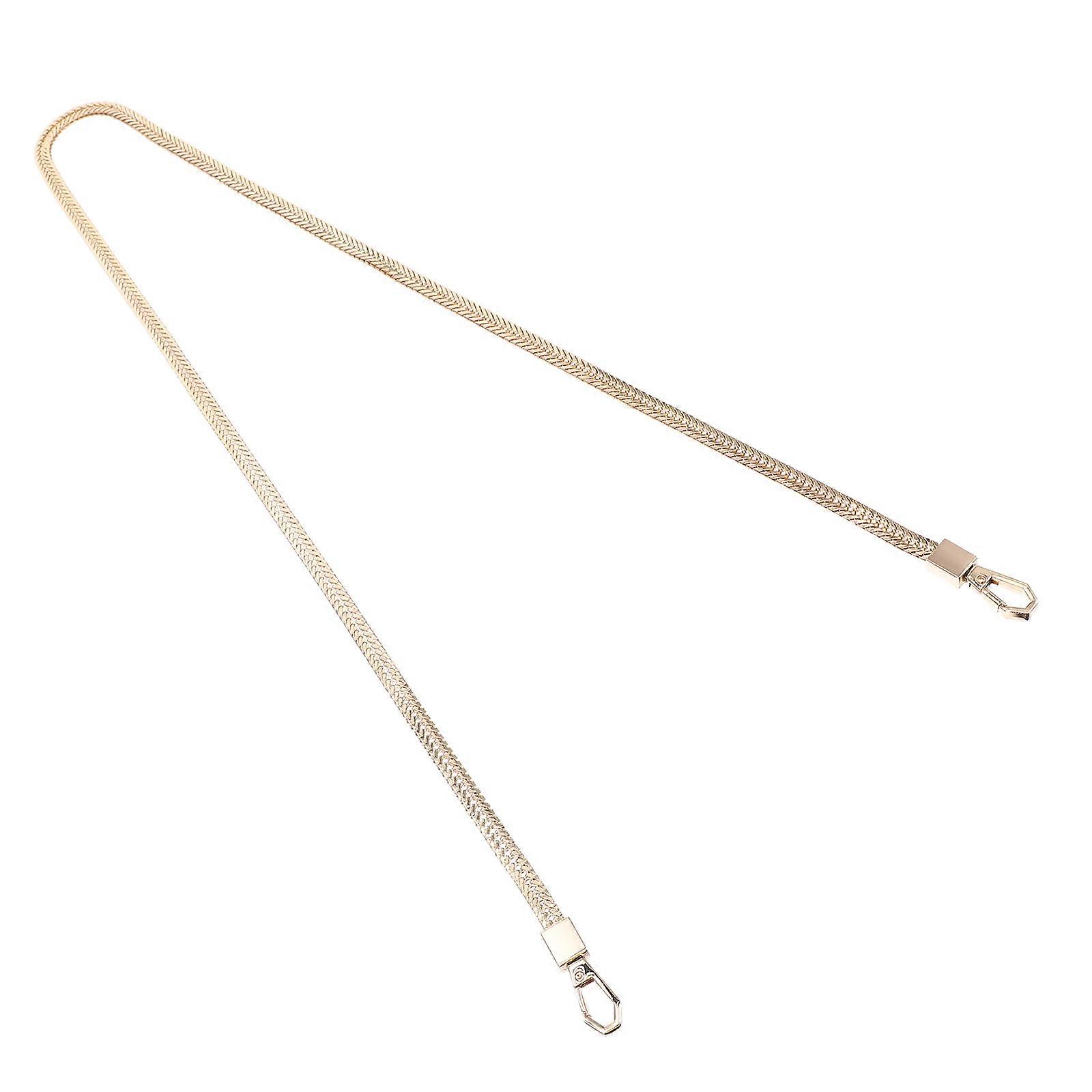 Golden Handbag Chain for Decoration Stylish and Shiny Appearance Easy to Install 1Pc