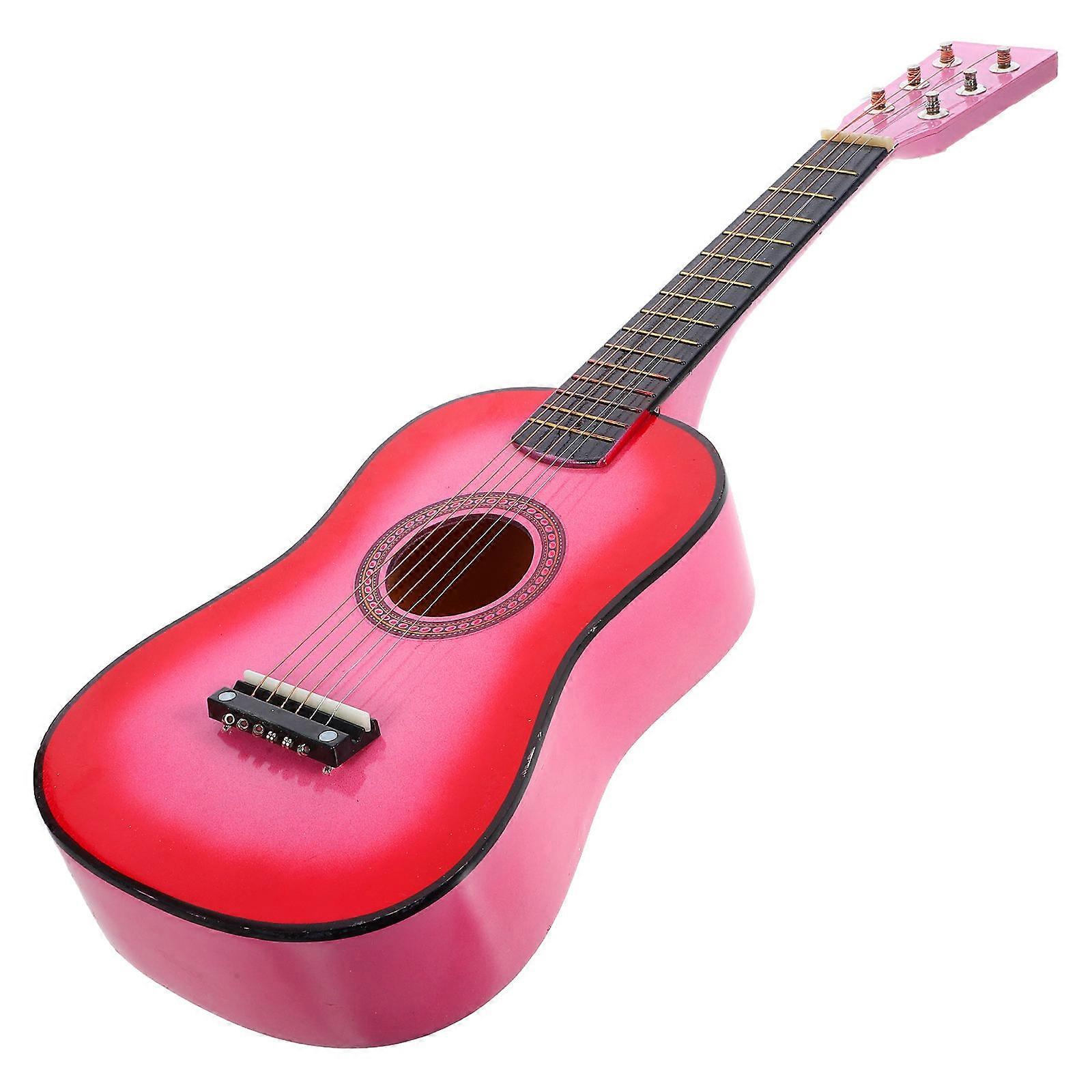 Pink Acoustic Ukulele for String Tension – Wooden Musical Instrument for Beginners, Educational Gift to Cultivate Interest and Enhance Learning