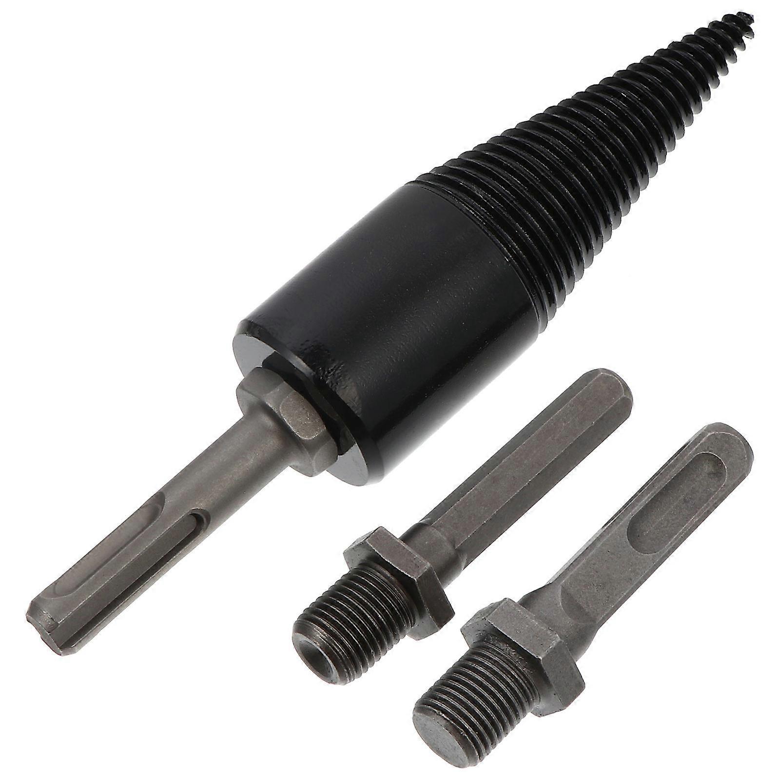 1 Set Wood Splitting Drill Bit High Steel Drill Screw Cone Driver