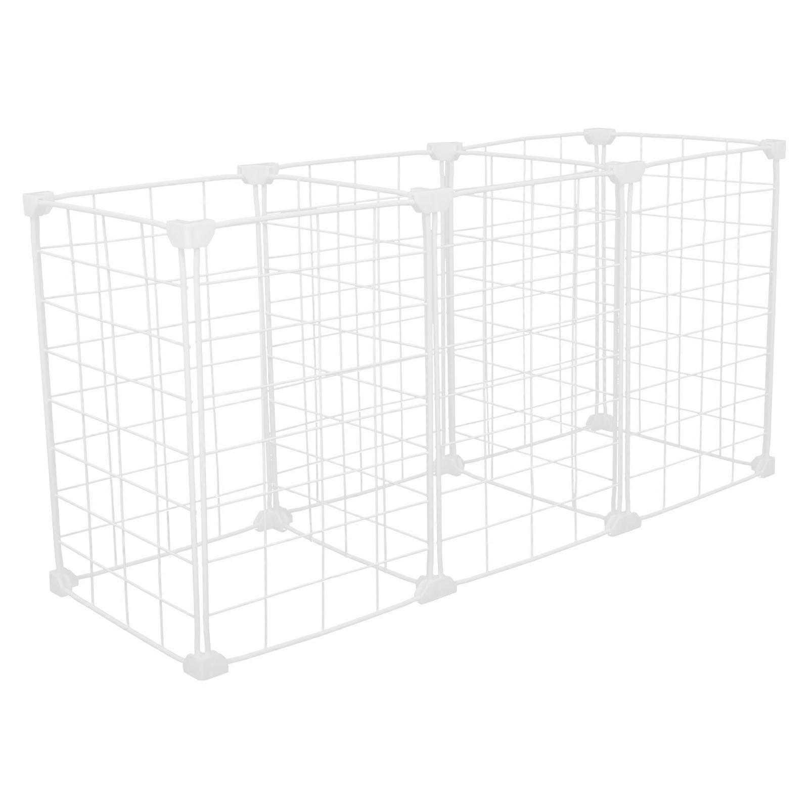 Ice Freezer Organizer Divider for Refrigerator Space Saving Wire Mesh