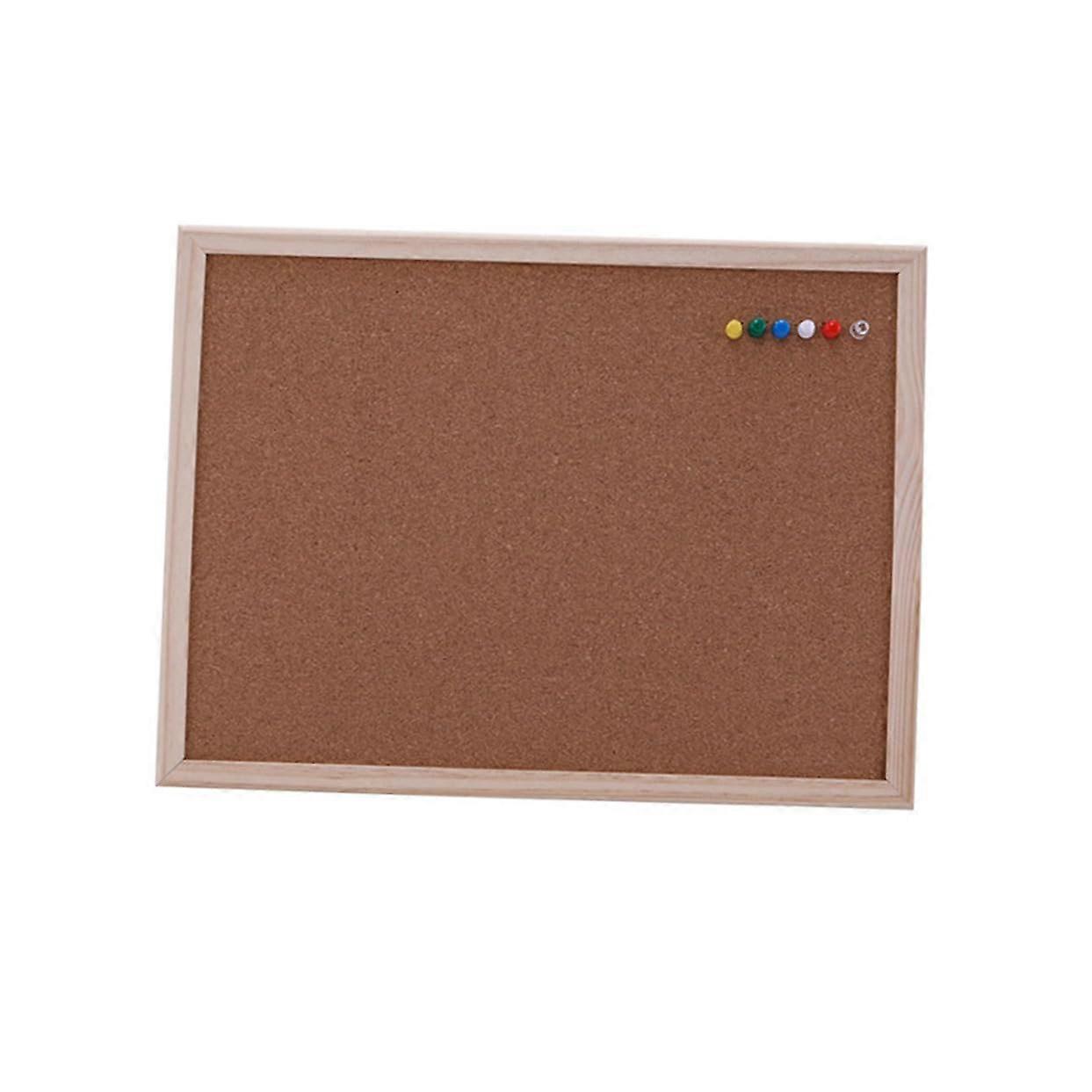 Cork Board Hanging Pin Board Made of Wood