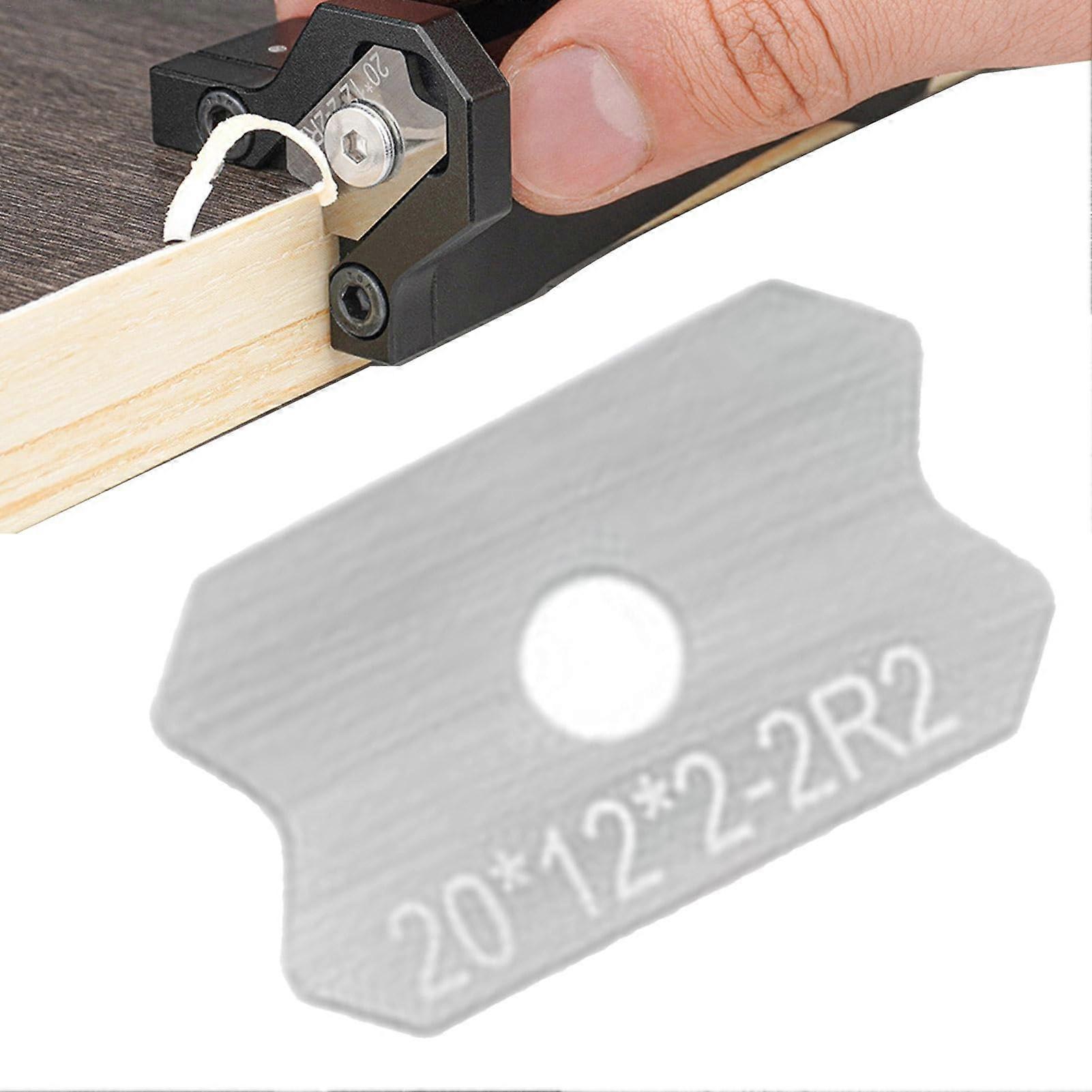 Hand Planer Manual Tools with Aluminium Alloy Blade, Durable Edge Cutter for Wood Veneer Edge, PVC, Melamine R2 Blade