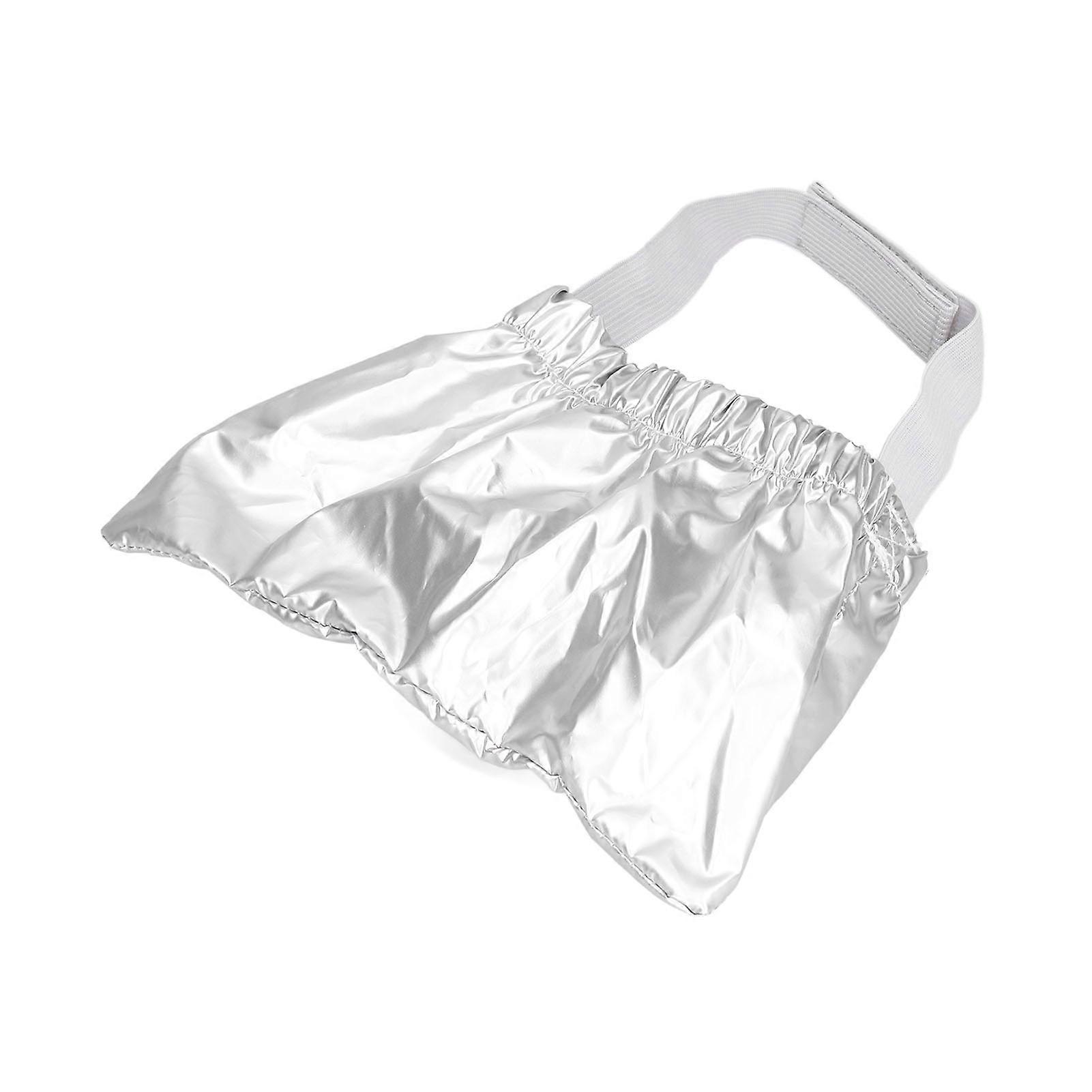 Cat Bathing Hat Waterproof Adjustable Silver Polyester M