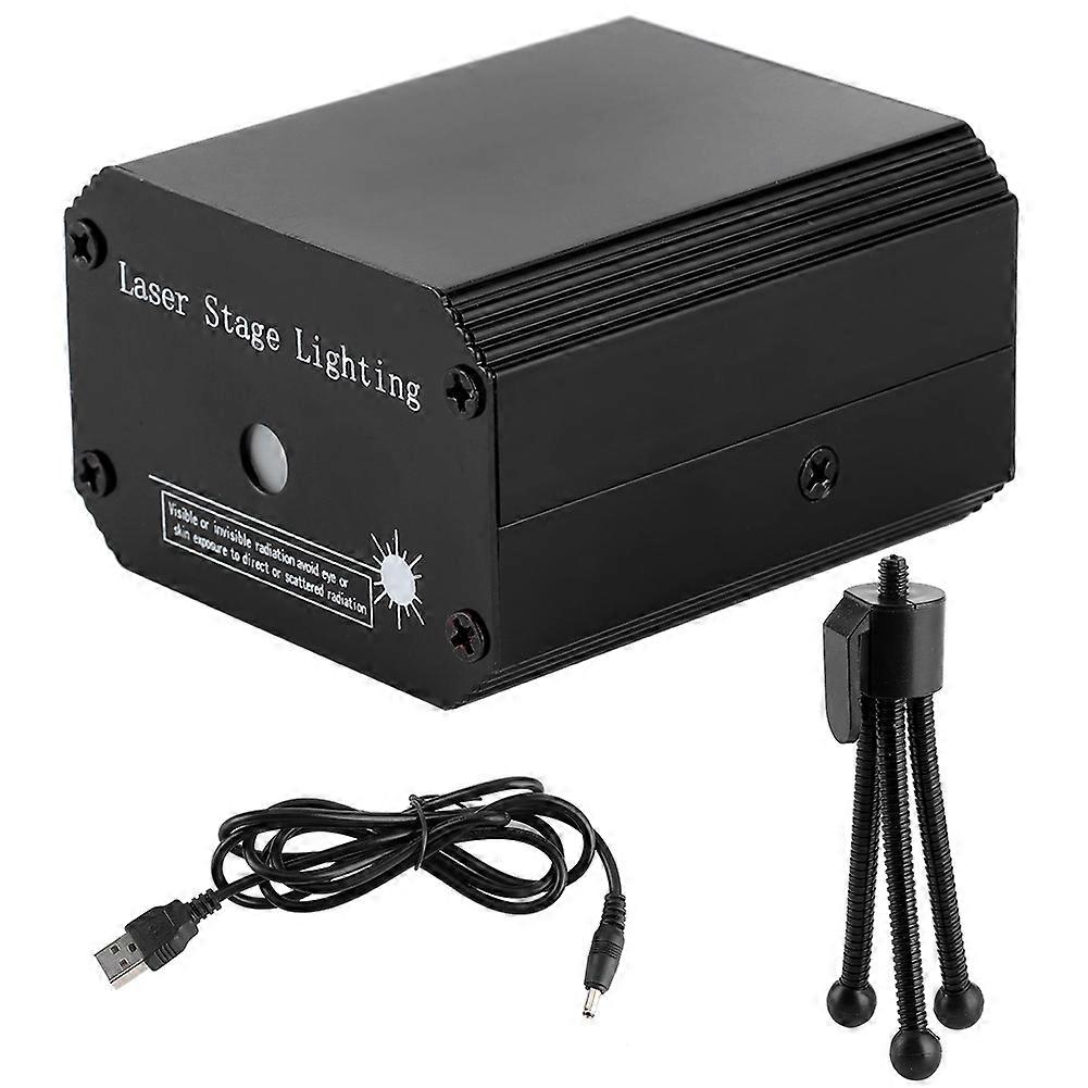 Mini LED Stage Light Projector with Voice Control for Bar, Club, and Christmas Parties