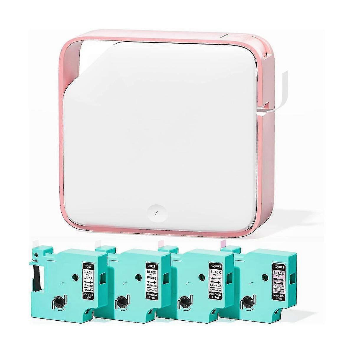 Bluetooth Label Maker D1600 - Multi-Color Tape Label Maker for Office & School Use - Rechargeable