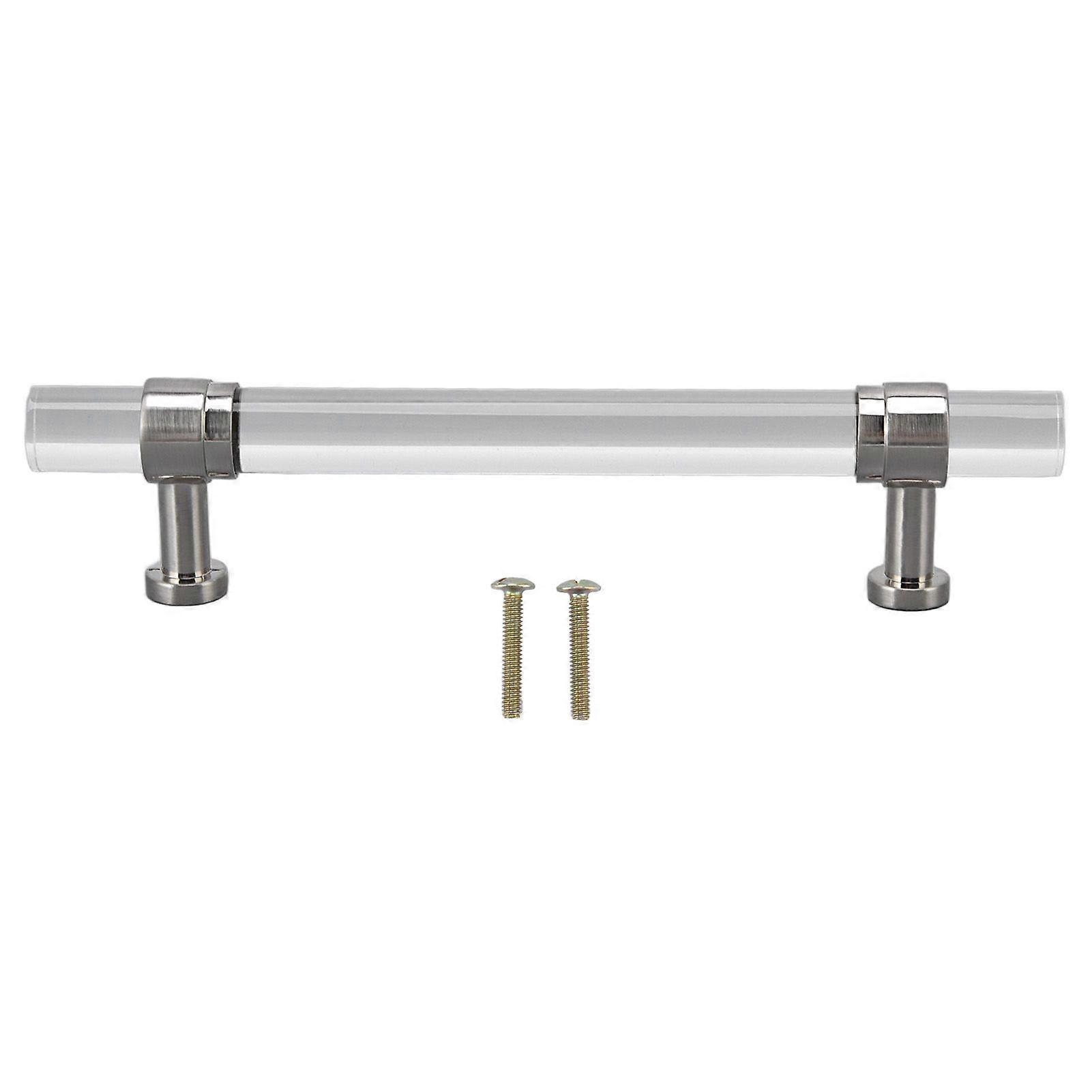 Acrylic drawer pulls, crystal cabinet pulls, silver cabinet pulls, kitchen and bathroom knobs
