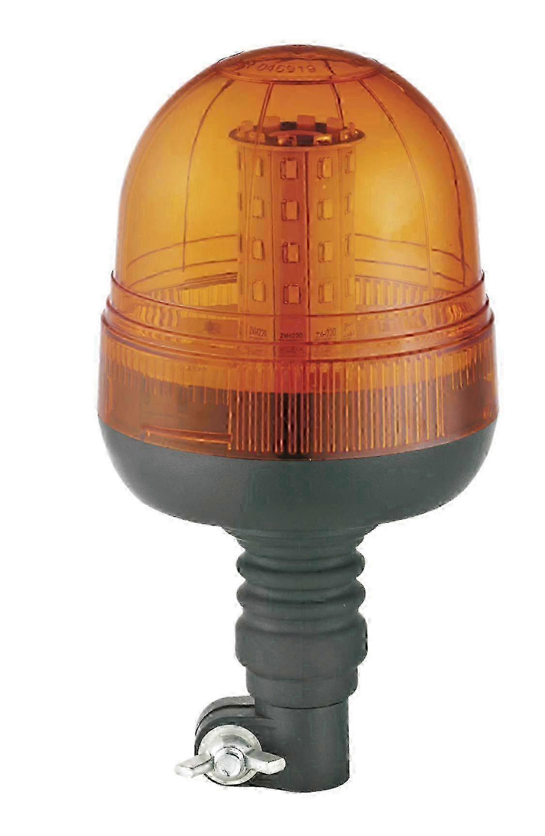 Orange LED Magnetic Rotating Beacon Light with Flashing Warning Signal for Vehicles and Safety Equipment