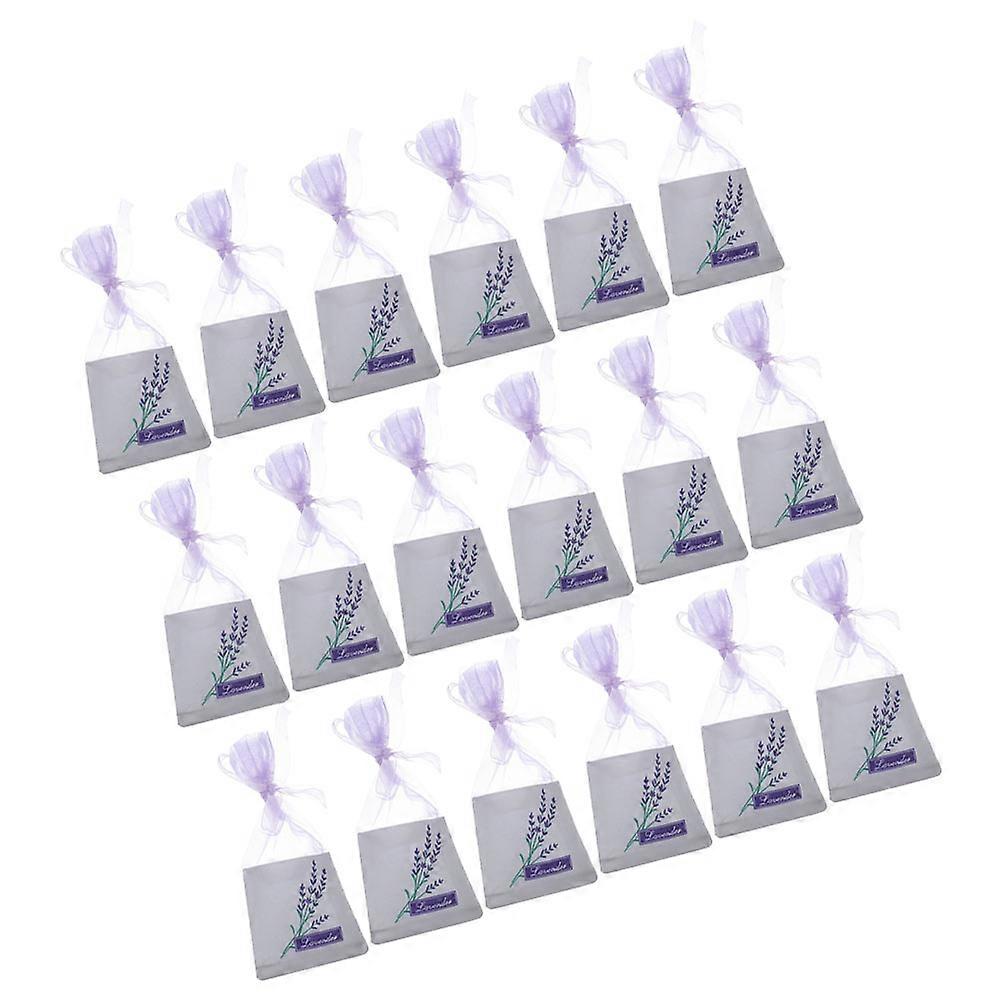 50pcs Lavender Sachet Bags – Empty Scented Pouches for DIY Fillings, Lightweight Aromatherapy Bags for Home, Closet & Car Use