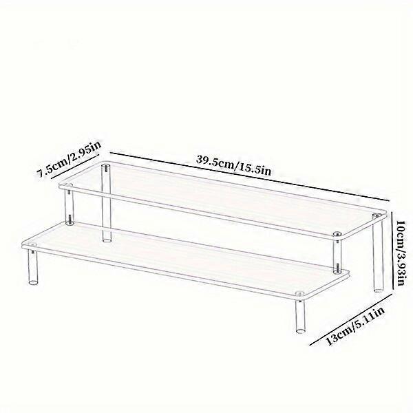 Multi-functional acrylic display stand, 1 - 4 layers, suitable for various accessories