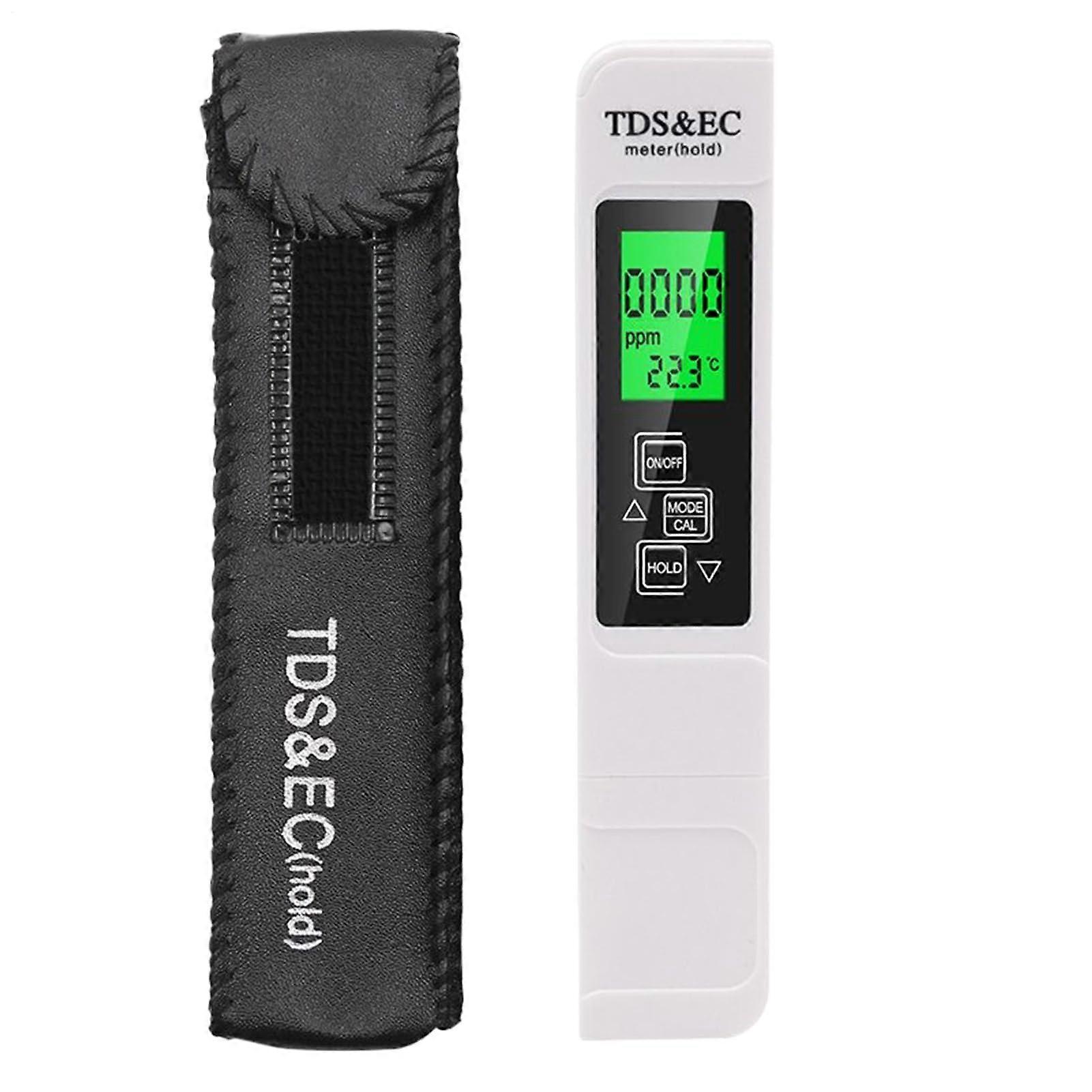 Durabled TDS Tester 45g Digital Water Quality Meter ABS Portable PPM Tool 5.98 X 1.18 In For Aquarium Hydroponics