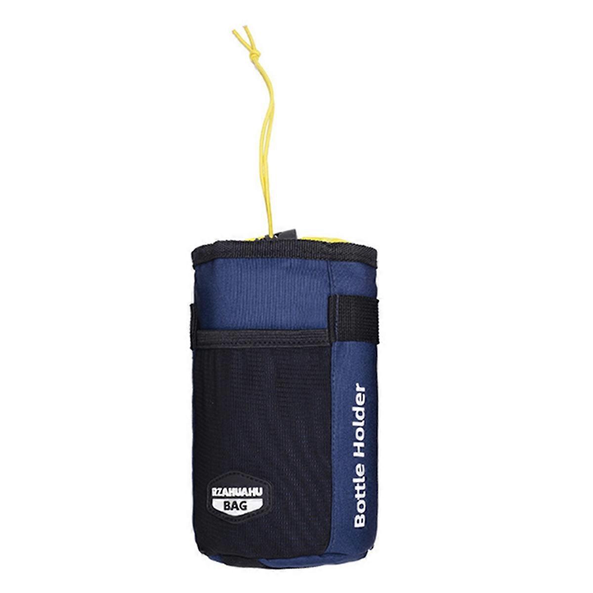 Mountain Bike Water Bottle Carrier Bag for Riding Blue
