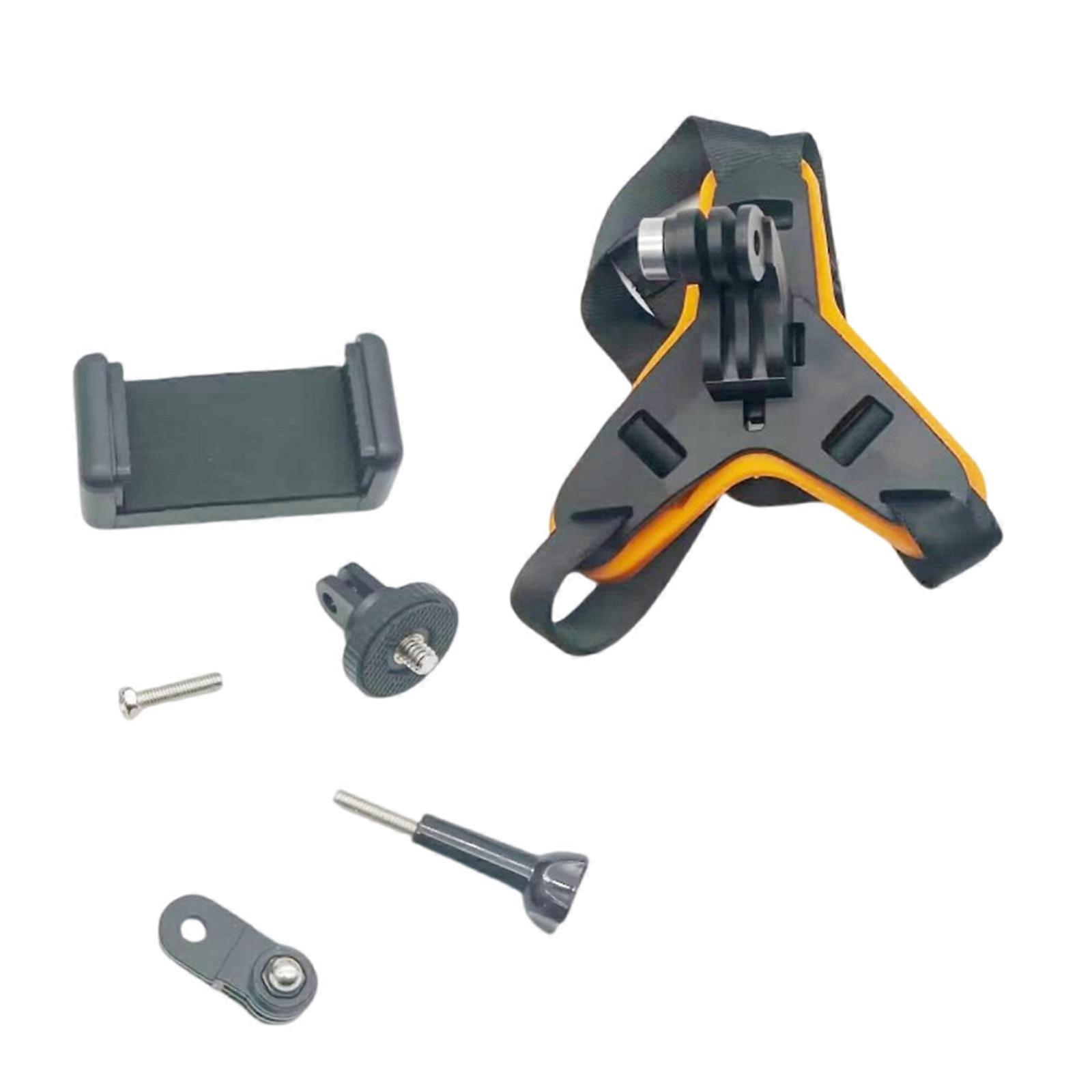 Universal Helmets Camera Mounting Recording Helmets Mount System for Sports and Mobile Photography 6PCs Multicolor