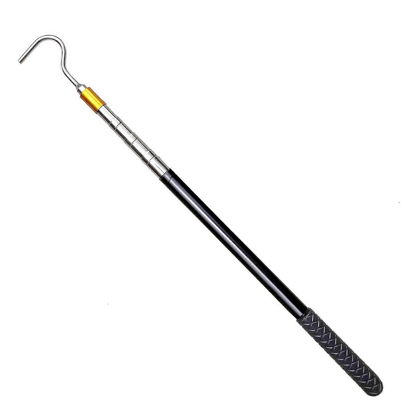 Adjustable Awning Opener Tool Retractable Poles Snake Hook Telescopic Catcher Tool Stainless Steel Pull Rod Easy to Use Multicolor