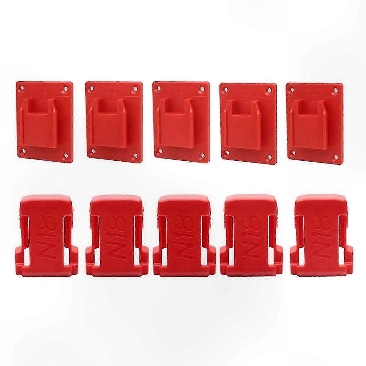 Wall Mount Storage System for 18V Cordless Tool Batteries