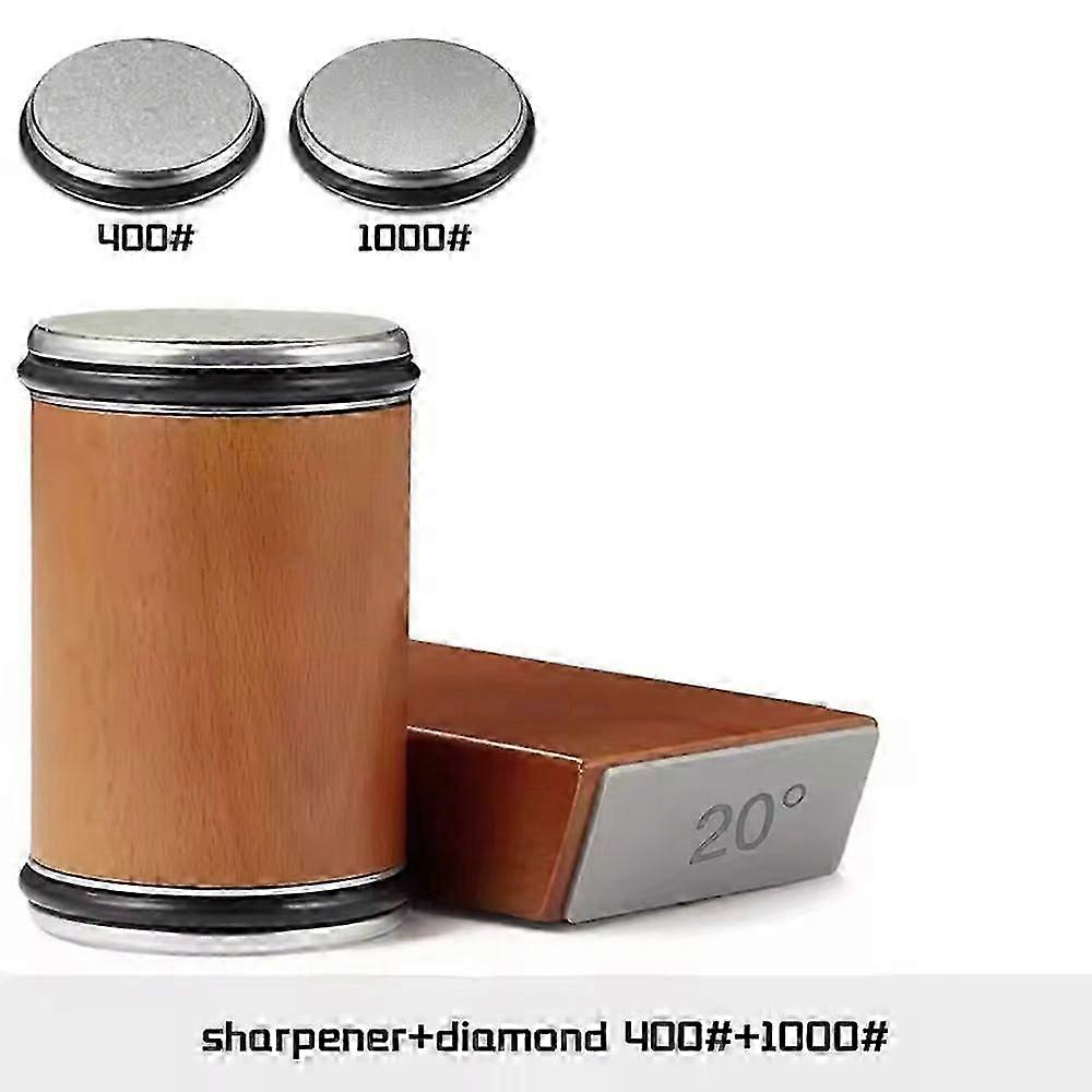 Professional Rolling Knife Sharpener Diamond Coated Discs Manual Sharpening Kit