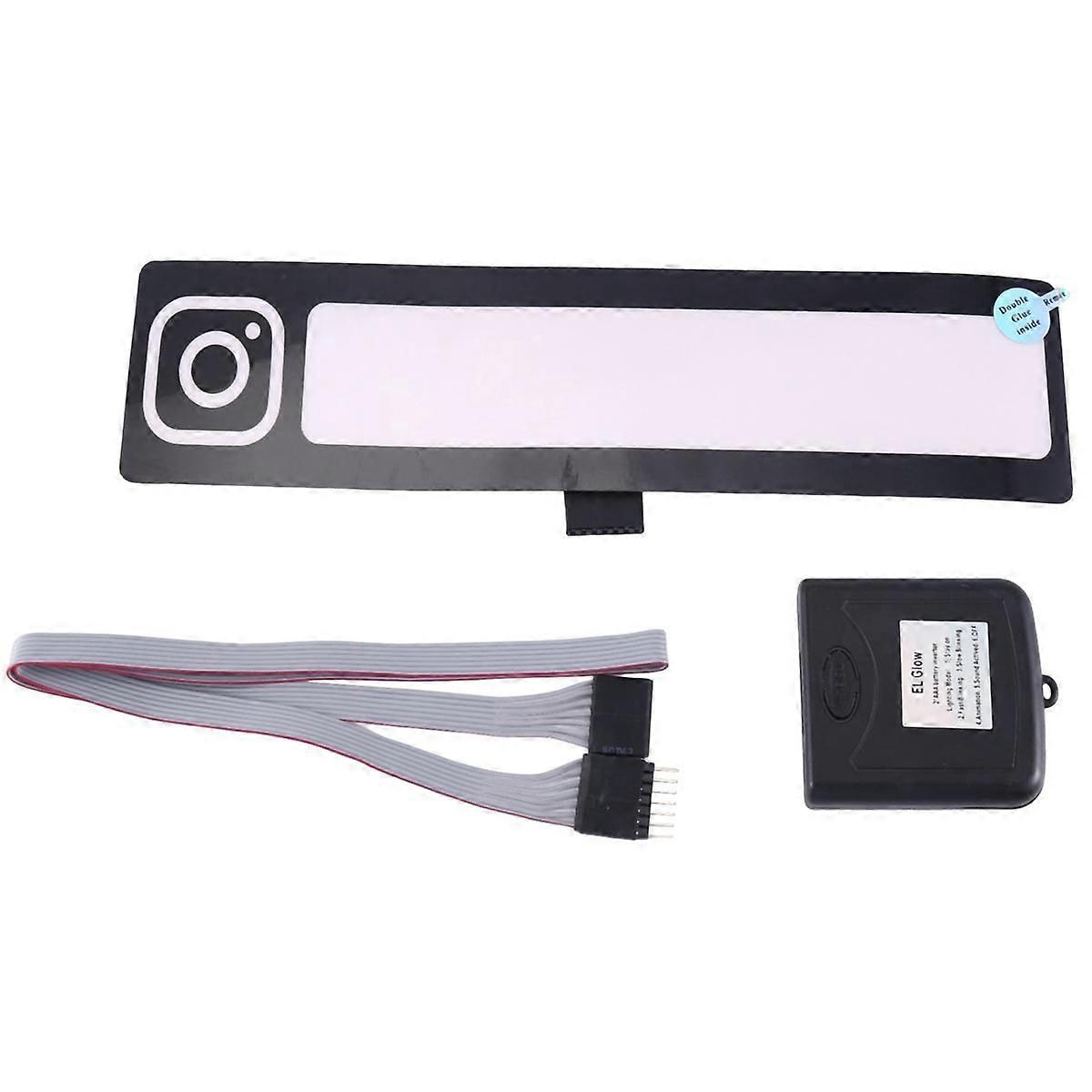 Car LED Reflective Stickers Car Window Sticker Windshield Electric Car Stickers Glow Panel Decorati