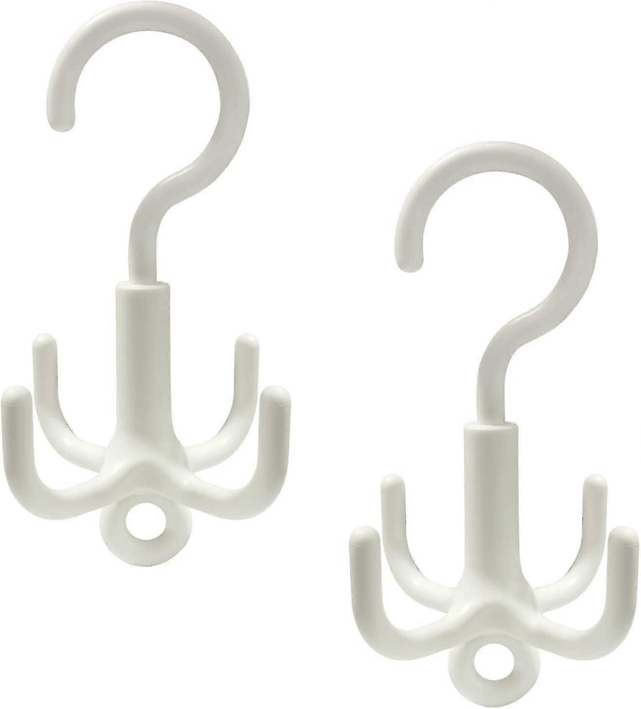 Belt Hook Scarf Tie Holder Fixed Hook 2 Pieces with 4 Prongs