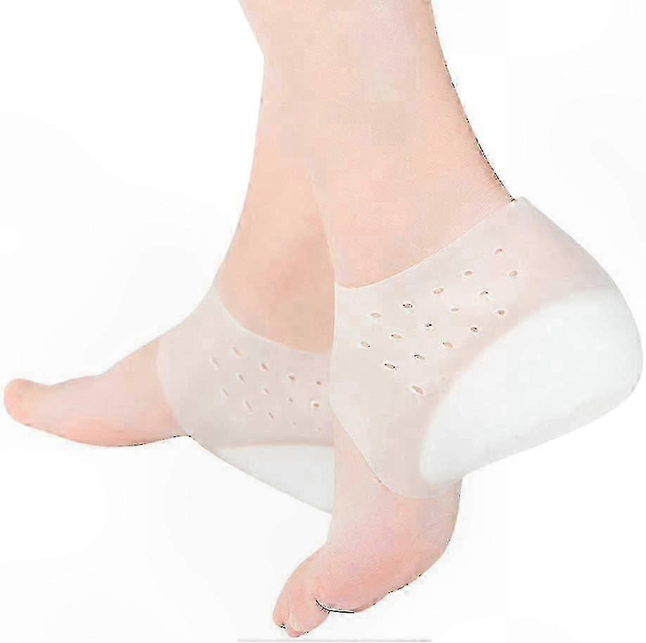 Height Increase Insoles for Men and Women, 2-5cm Invisible Heel Lift, Non-Slip Foot Reinforcement, Comfortable Arch Support