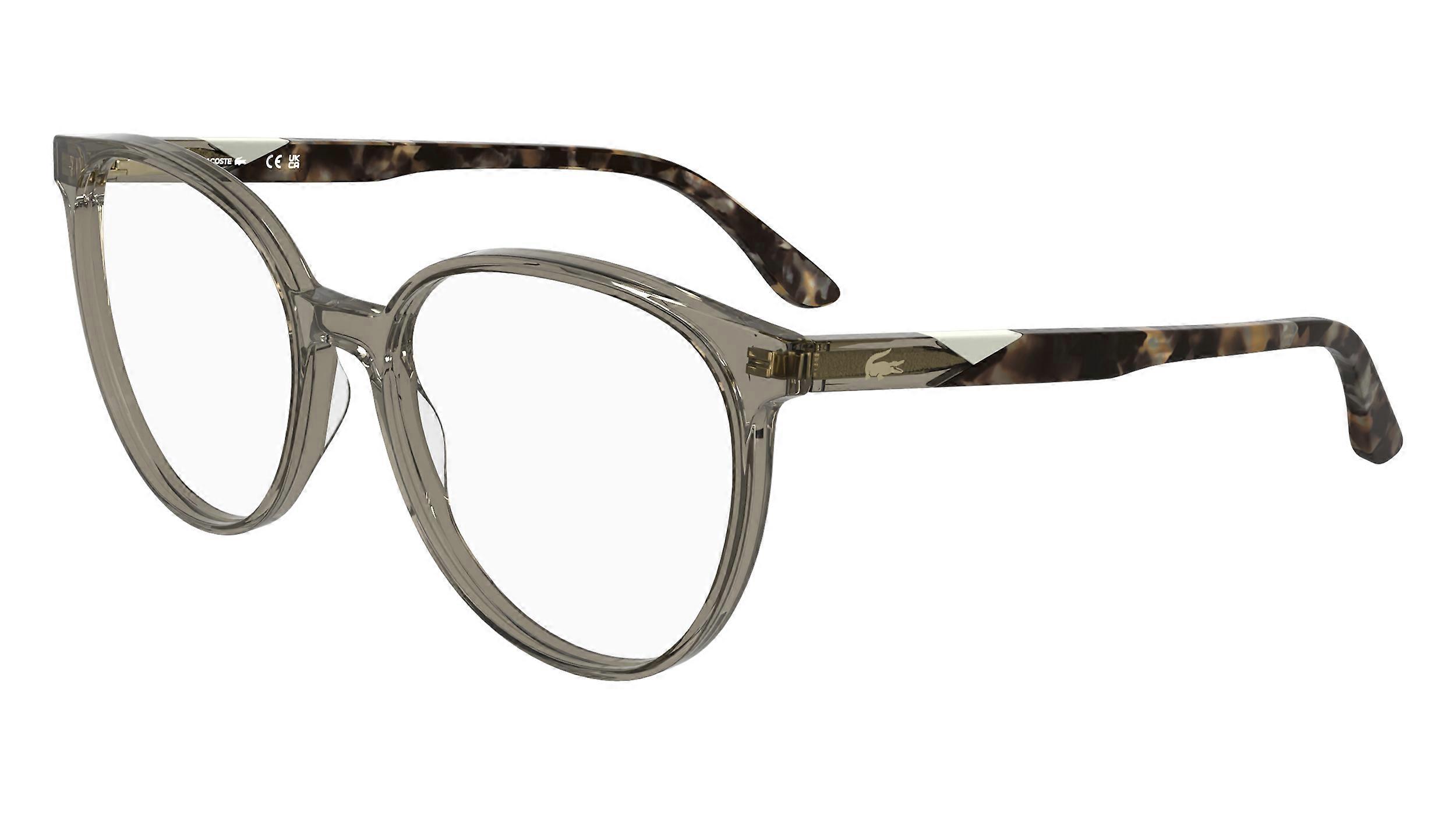 Eyewear Frames LACOSTE L2987 038 TRANSPARENT LIGHT GREY 55/17/140 FEMALE