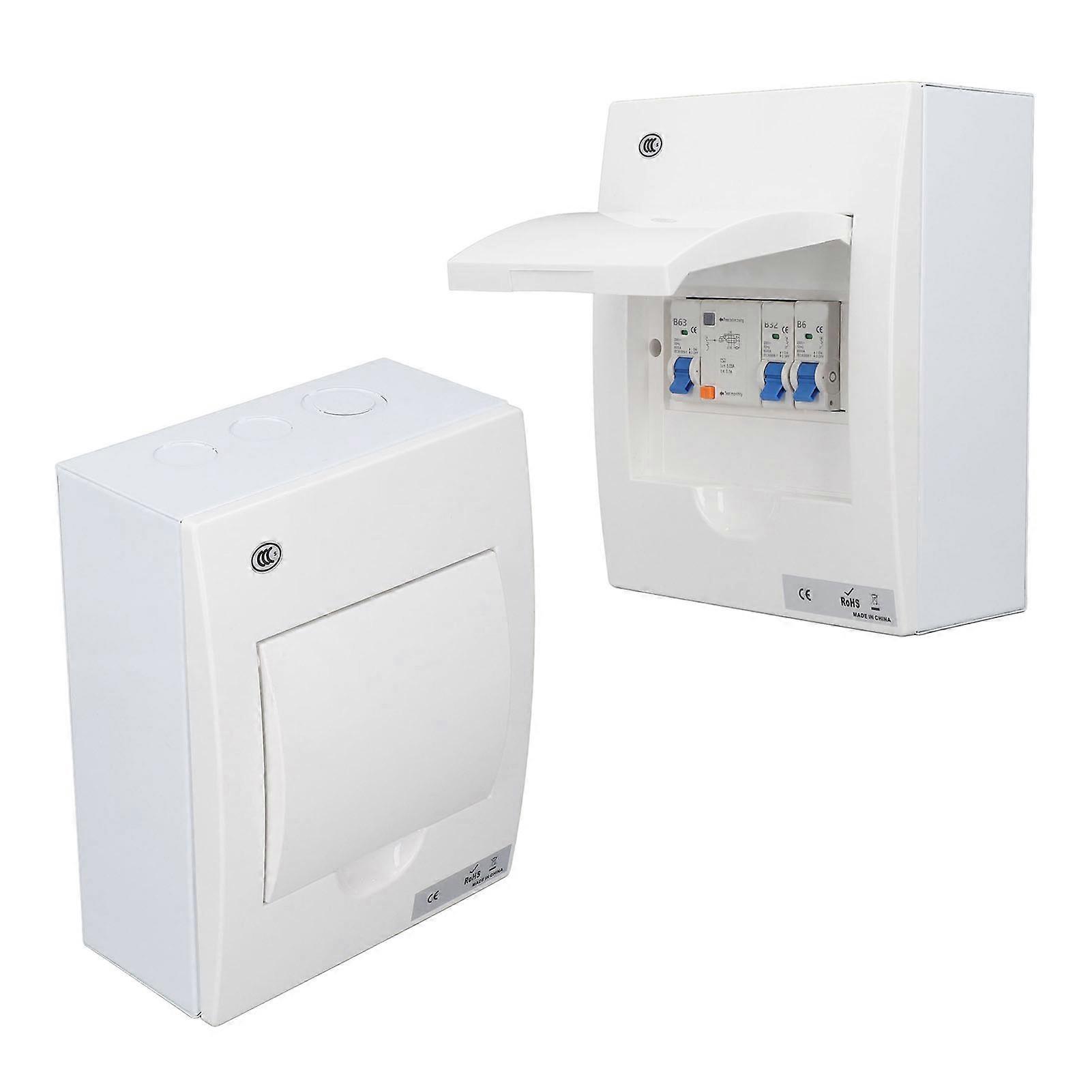 Indoor Distribution Box SEG 2WAY 2 MCB B6A+B32A RCD 63A 2 Way