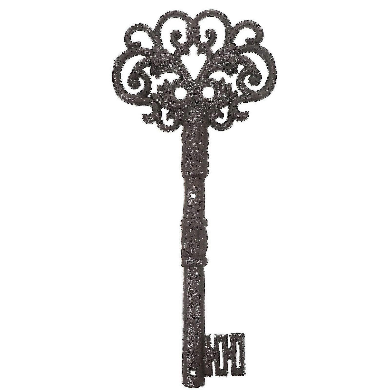 Accesorios piratas Metal Wall Castle Key Big Skeleton Key Iron Skeleton Key Old Skeleton Keys