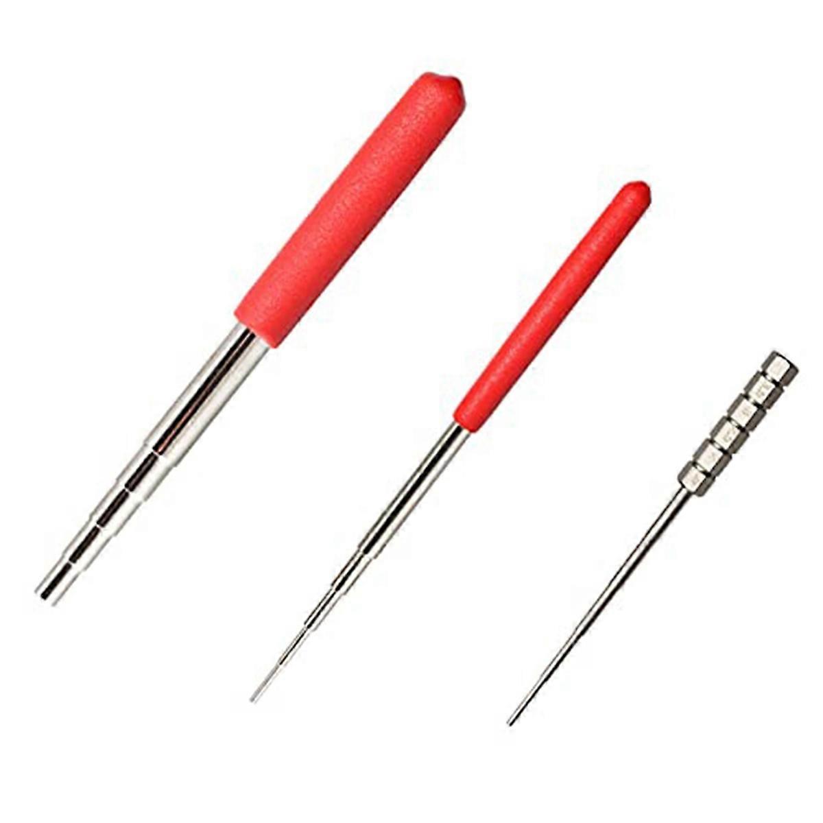 3 Pcs Wire Looping Mandrel, 12 Sizes Red Jump Ring Mandrel, Ring Forming Tool for Jewelry Making Wire Wrapping