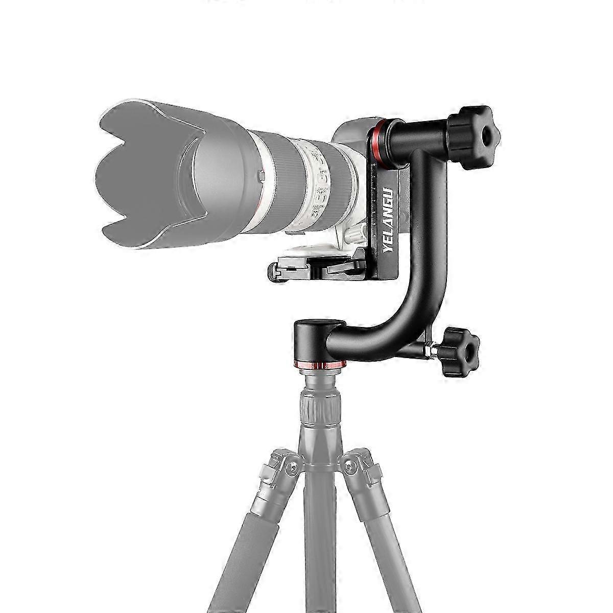 YELANGU A201 360 Degree Horizontal Gimbal Tripod Head for DV and SLR Cameras 2025