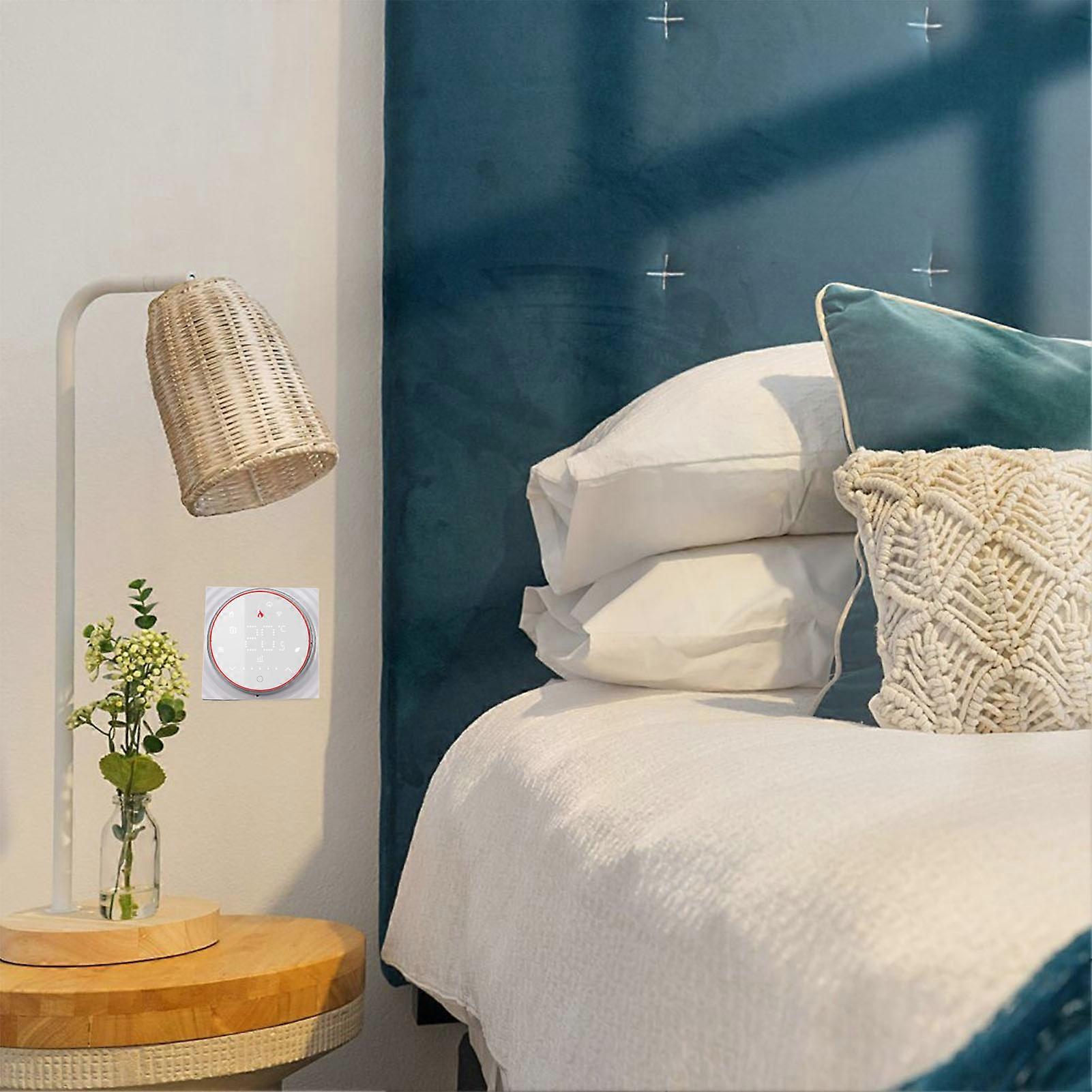 Wireless WiFi Smart Thermostat AC95-240V Programmable White