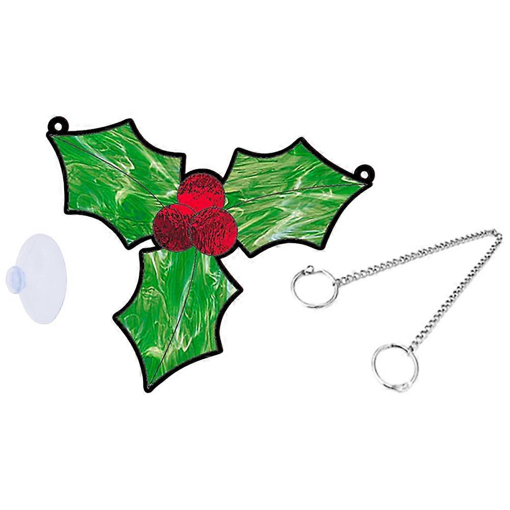Acrylic Christmas Ornament Hanging Decoration for DIY Use 2Sets Green