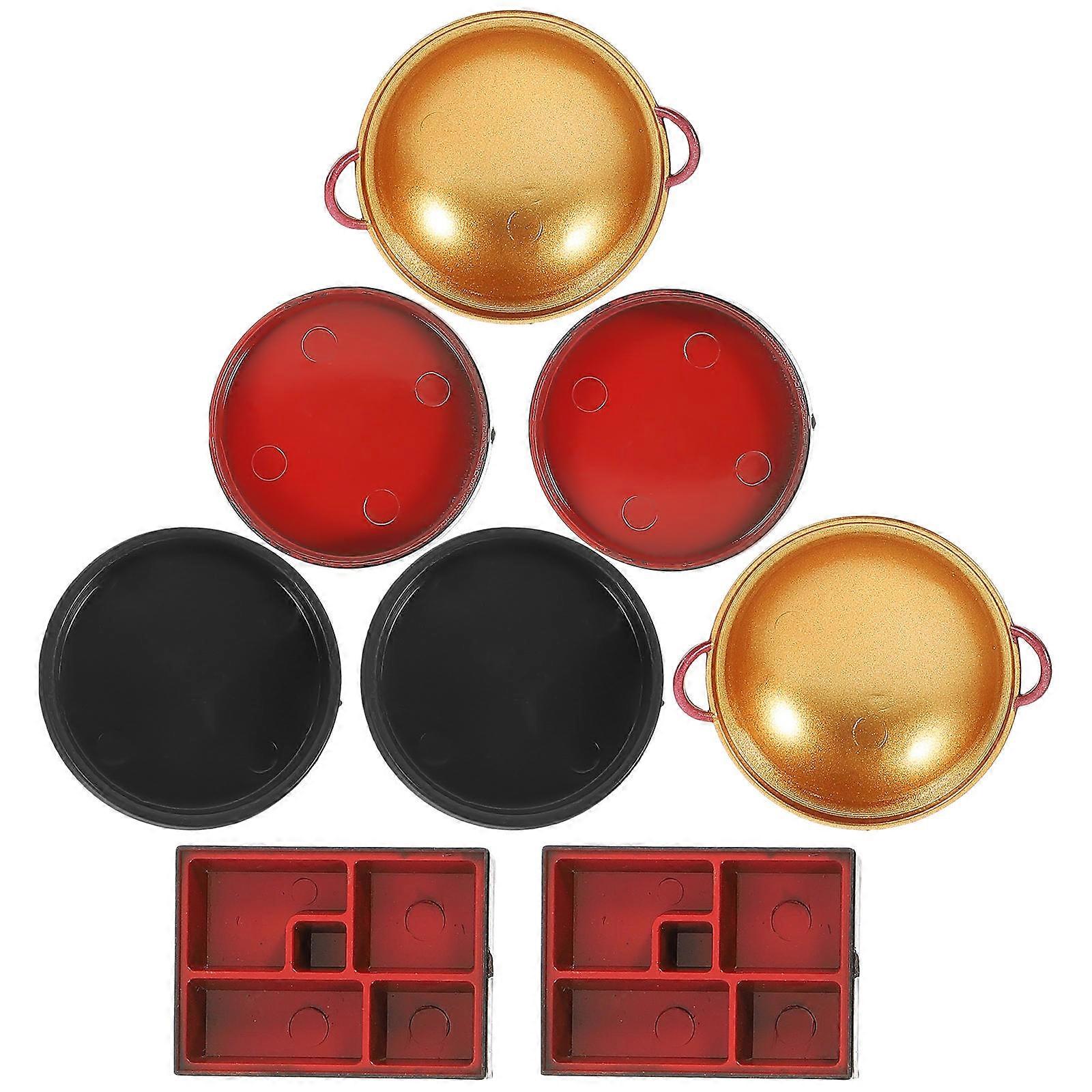 Miniature Tableware for Decoration 8Pcs Set